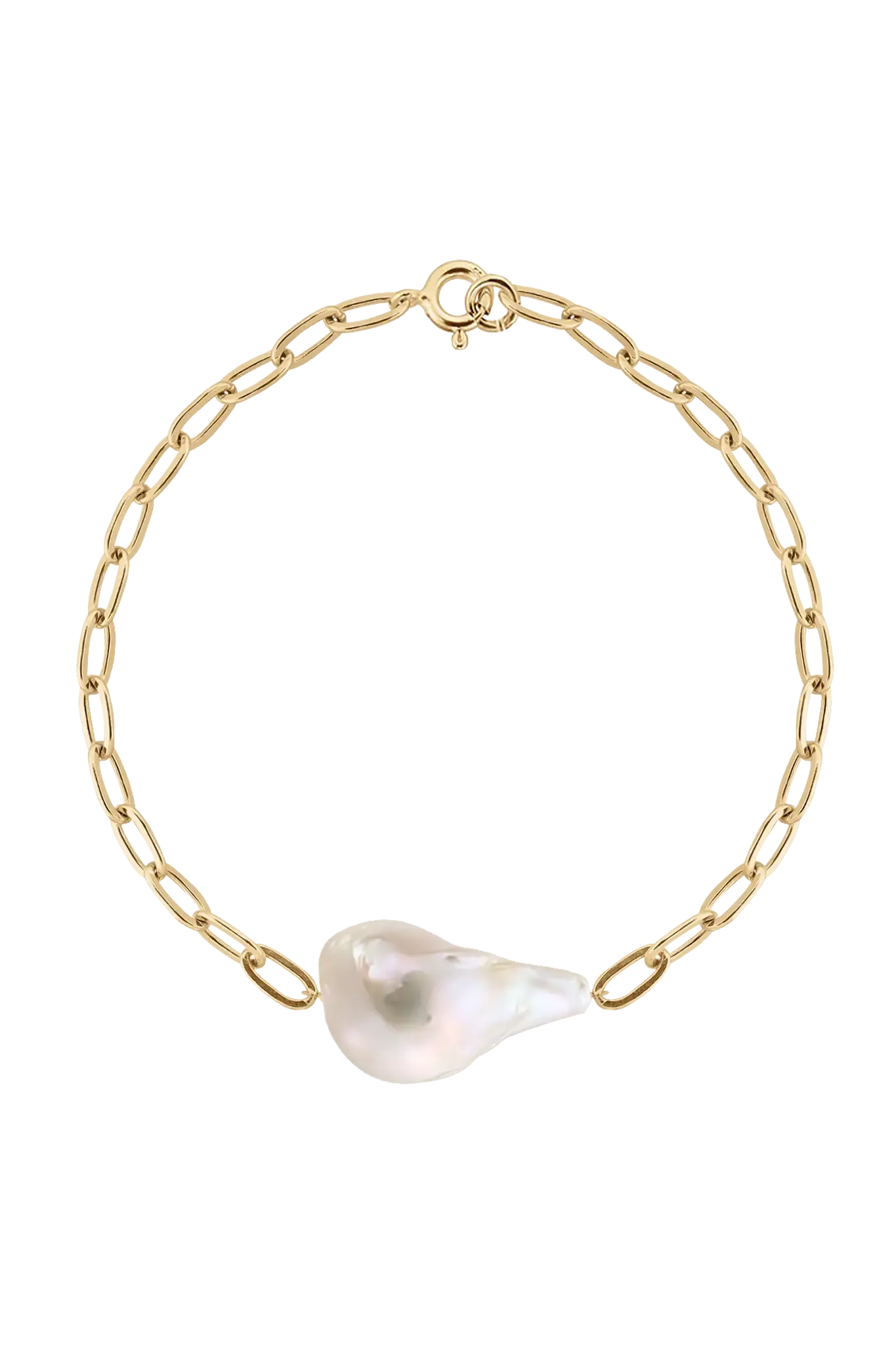 Brățară Argint Baroque Pearl on Chain LisaConcept