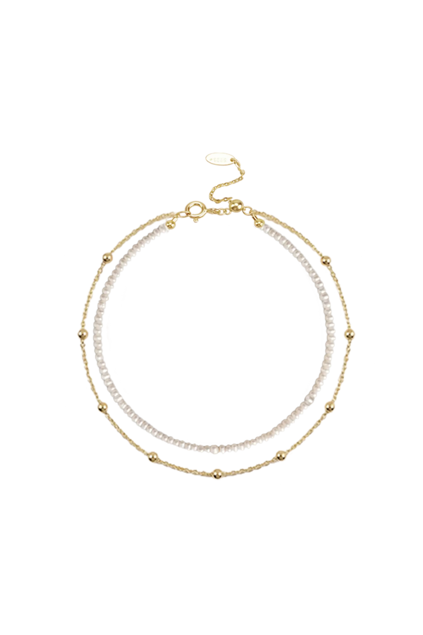 Brățară Argint Mini Pearls&Drops Lisa&Co.