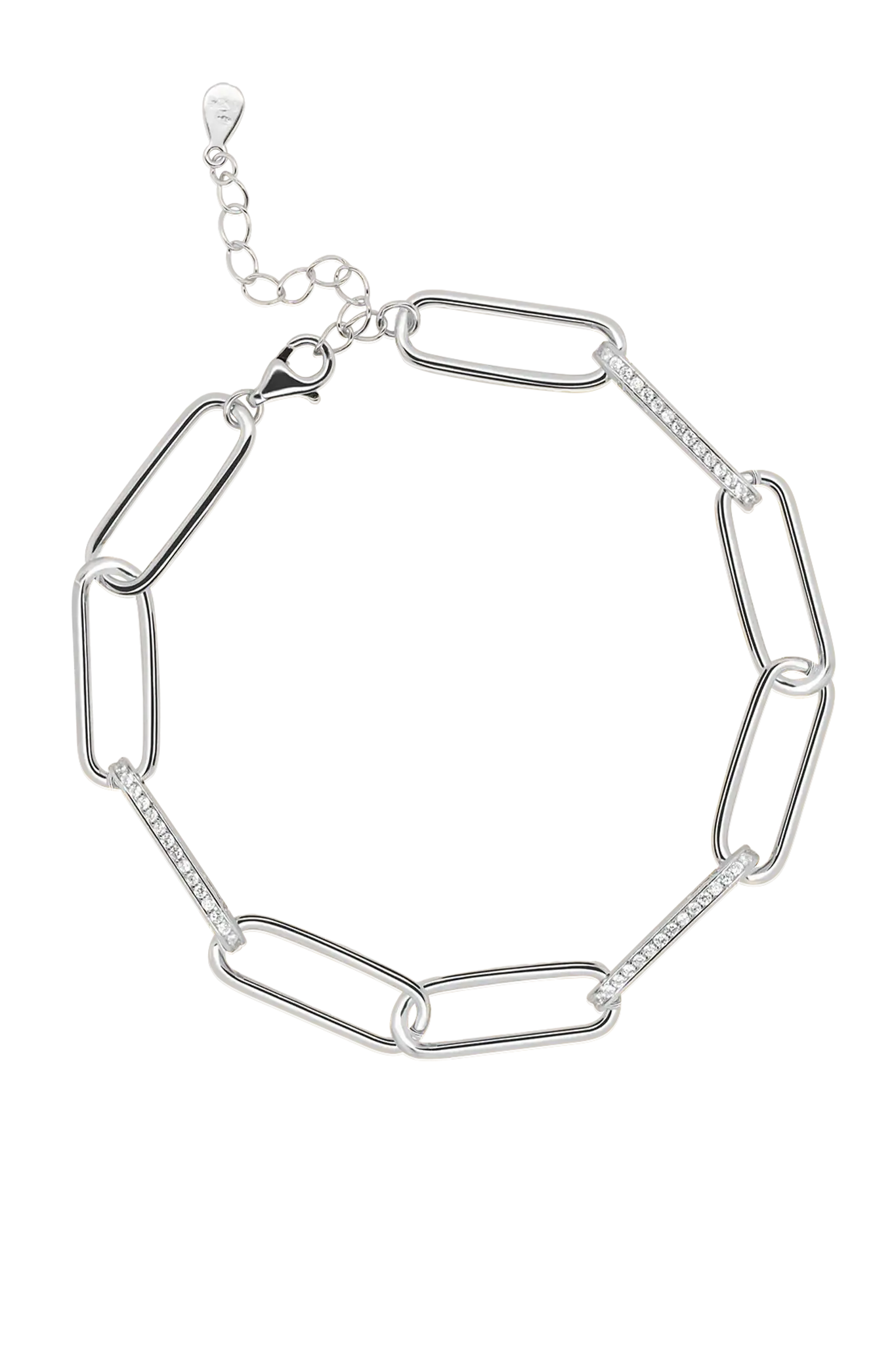 Brățară Argint Shiny Links Lisa&Co.
