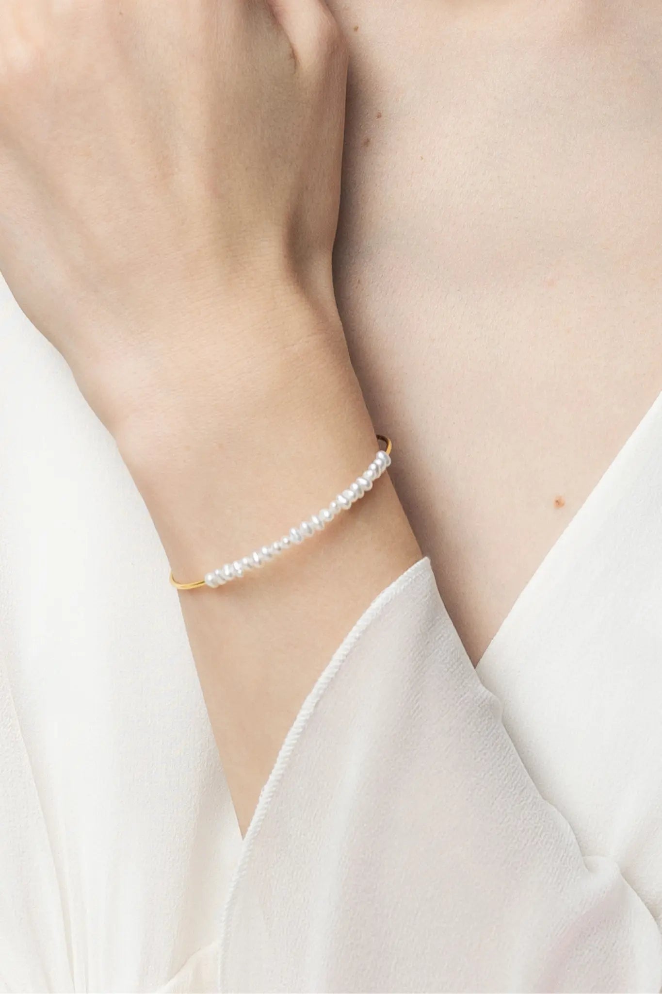 Brățară Argint Wired Pearls Lisa&Co.