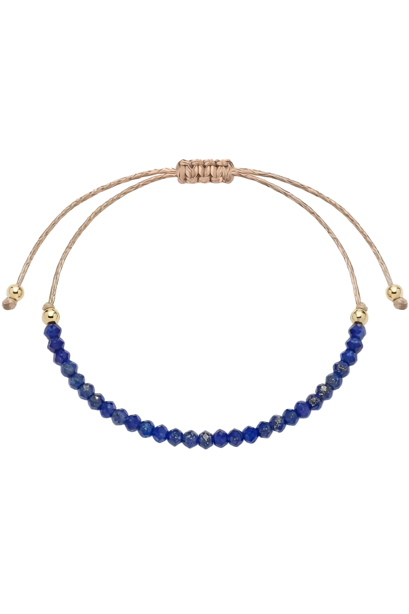 Brățară pe șnur Lapis Lazuli I Lisa&Co.
