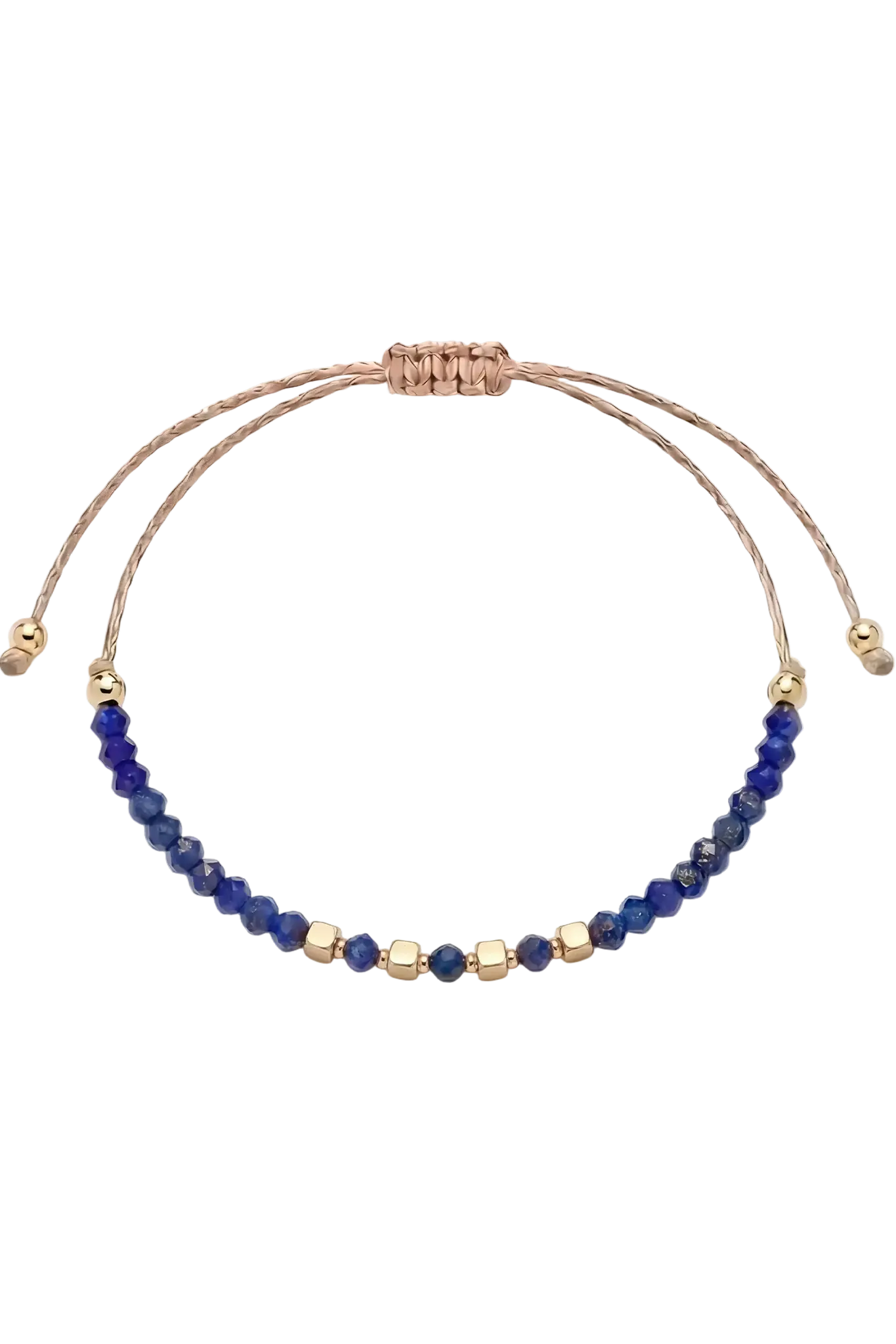 Brățară pe șnur Lapis Lazuli II Lisa&Co.
