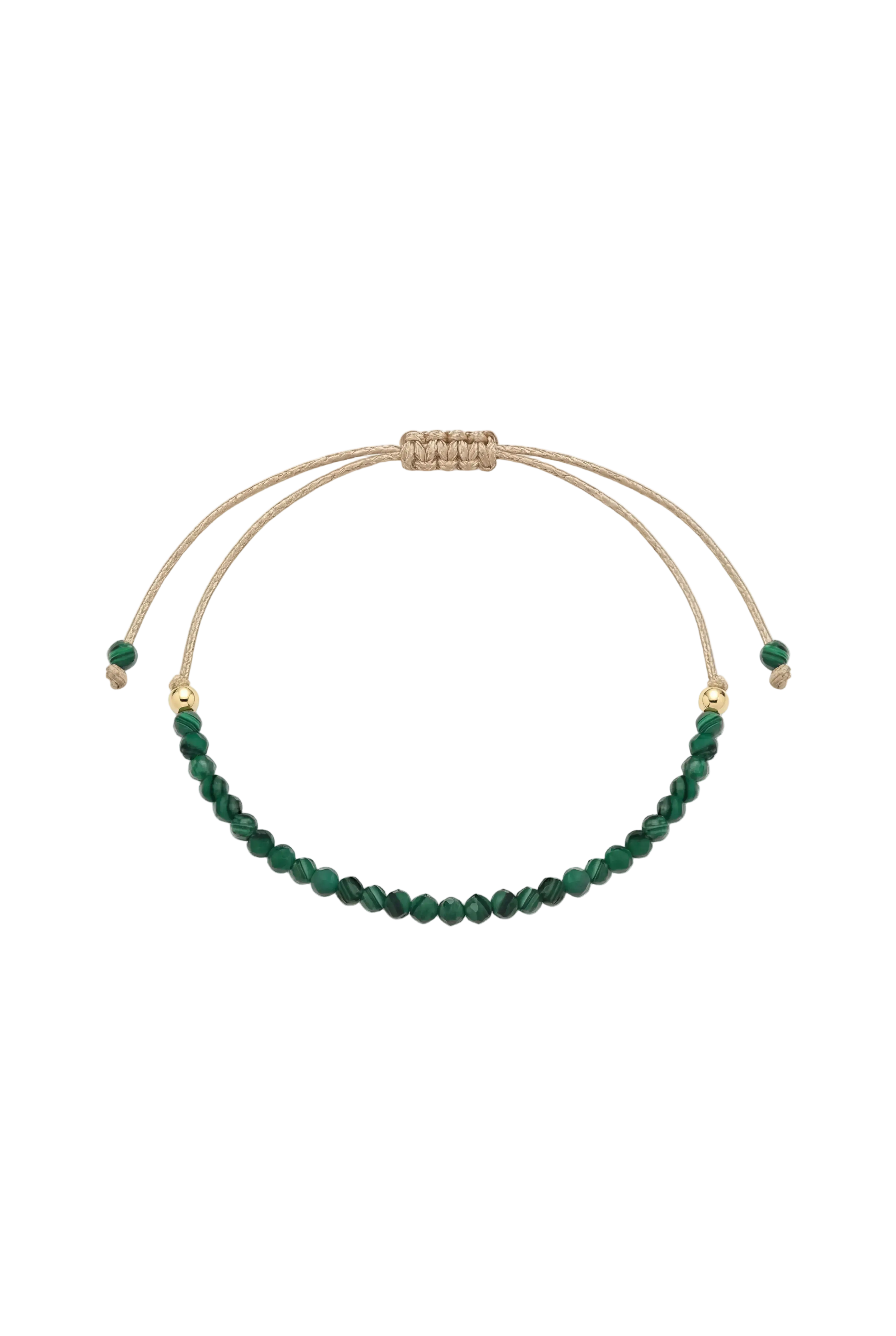 Brățară pe șnur Malachit I Lisa&Co.