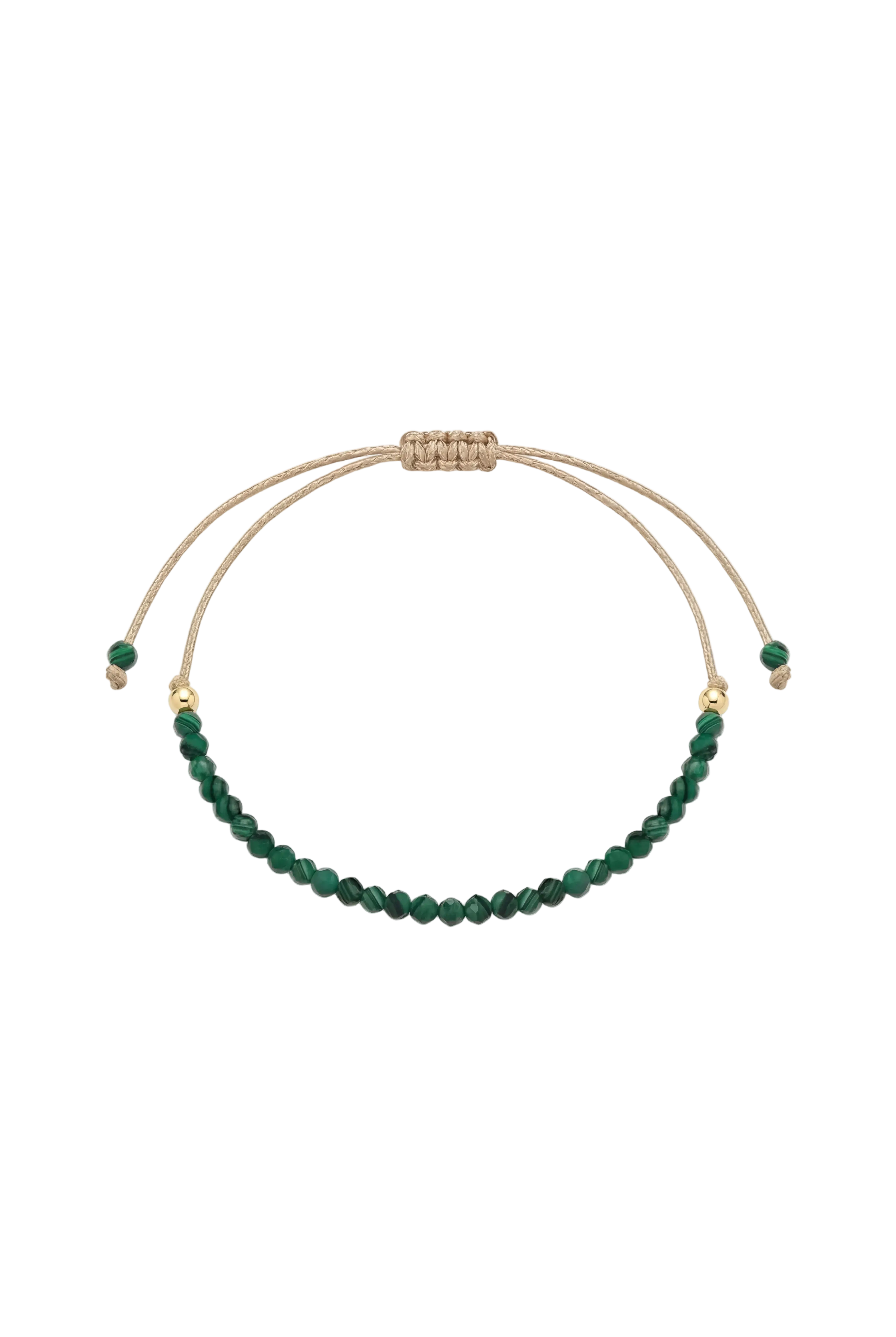 Brățară pe șnur Malachit I Lisa&Co.