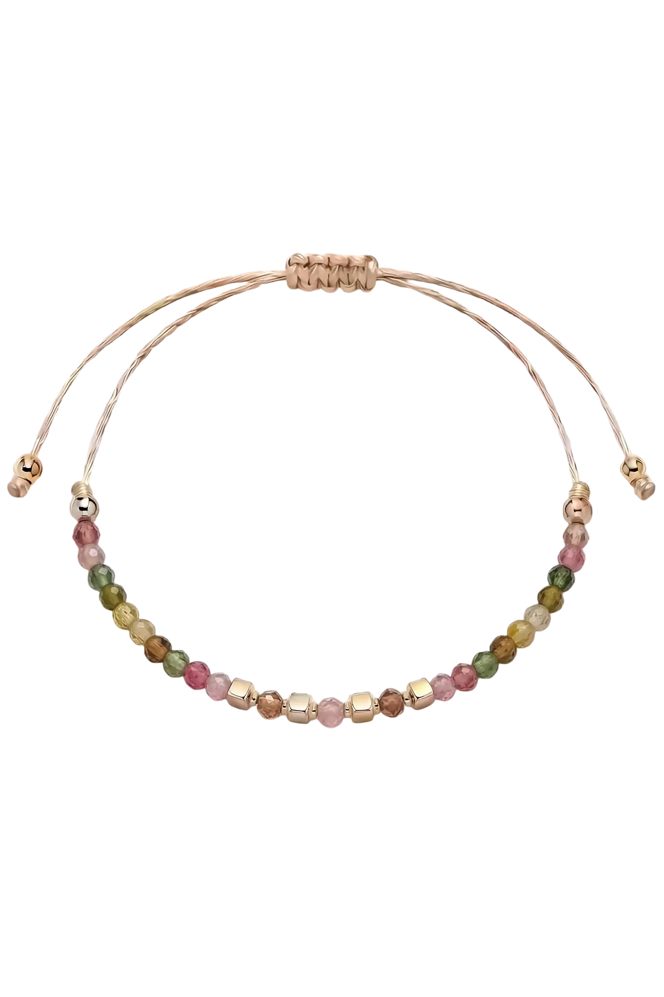 Brățară pe șnur Rainbow Tourmaline II Lisa&Co.