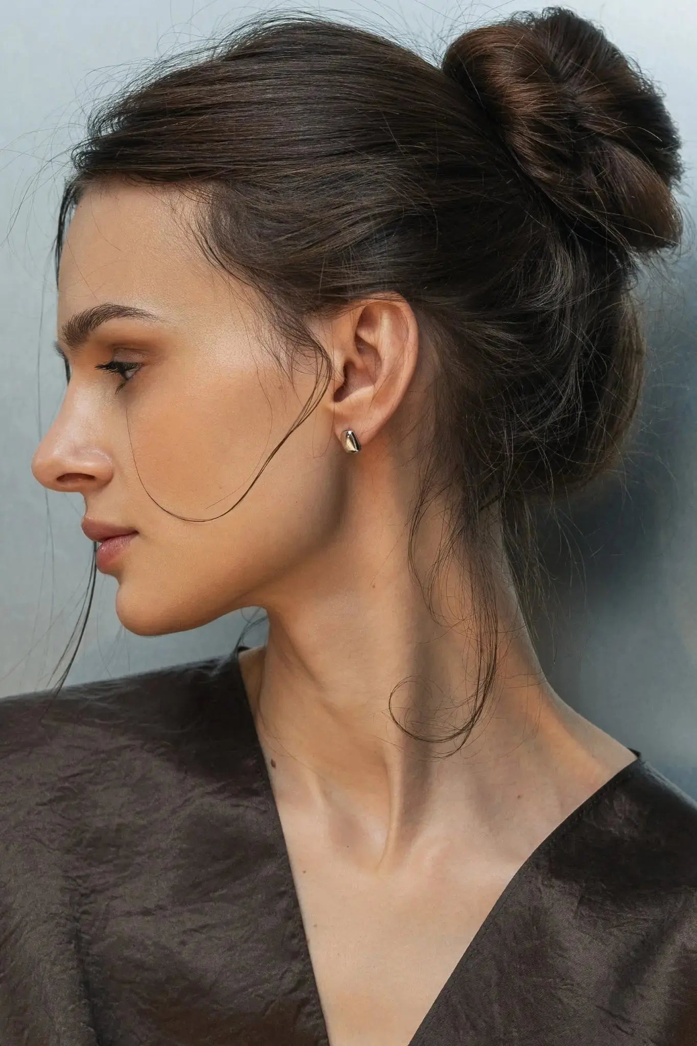 Cercei Argint Bold Mirror Lisa&Co.