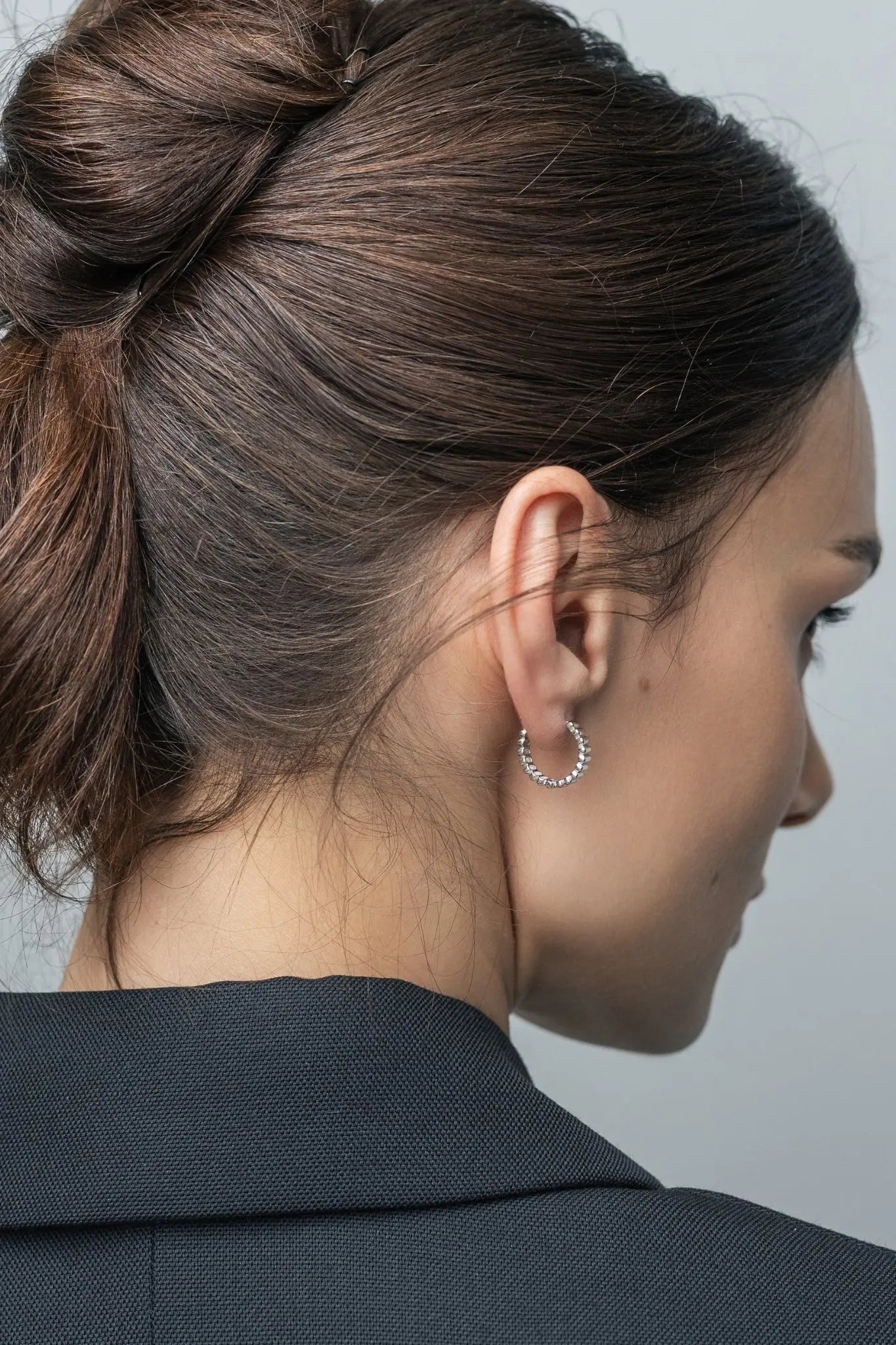 Cercei Argint Columna L Lisa&Co.