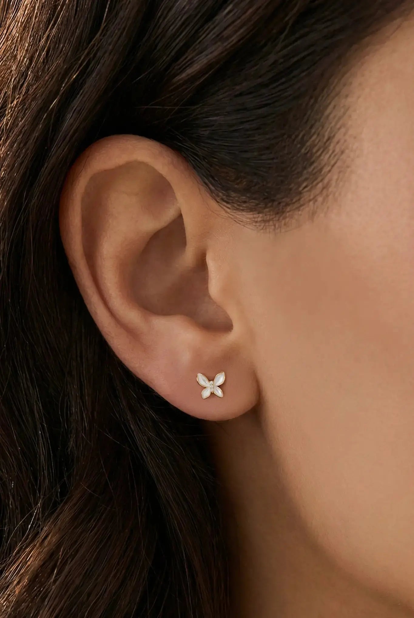 Cercei Argint Fine Butterfly LisaConcept