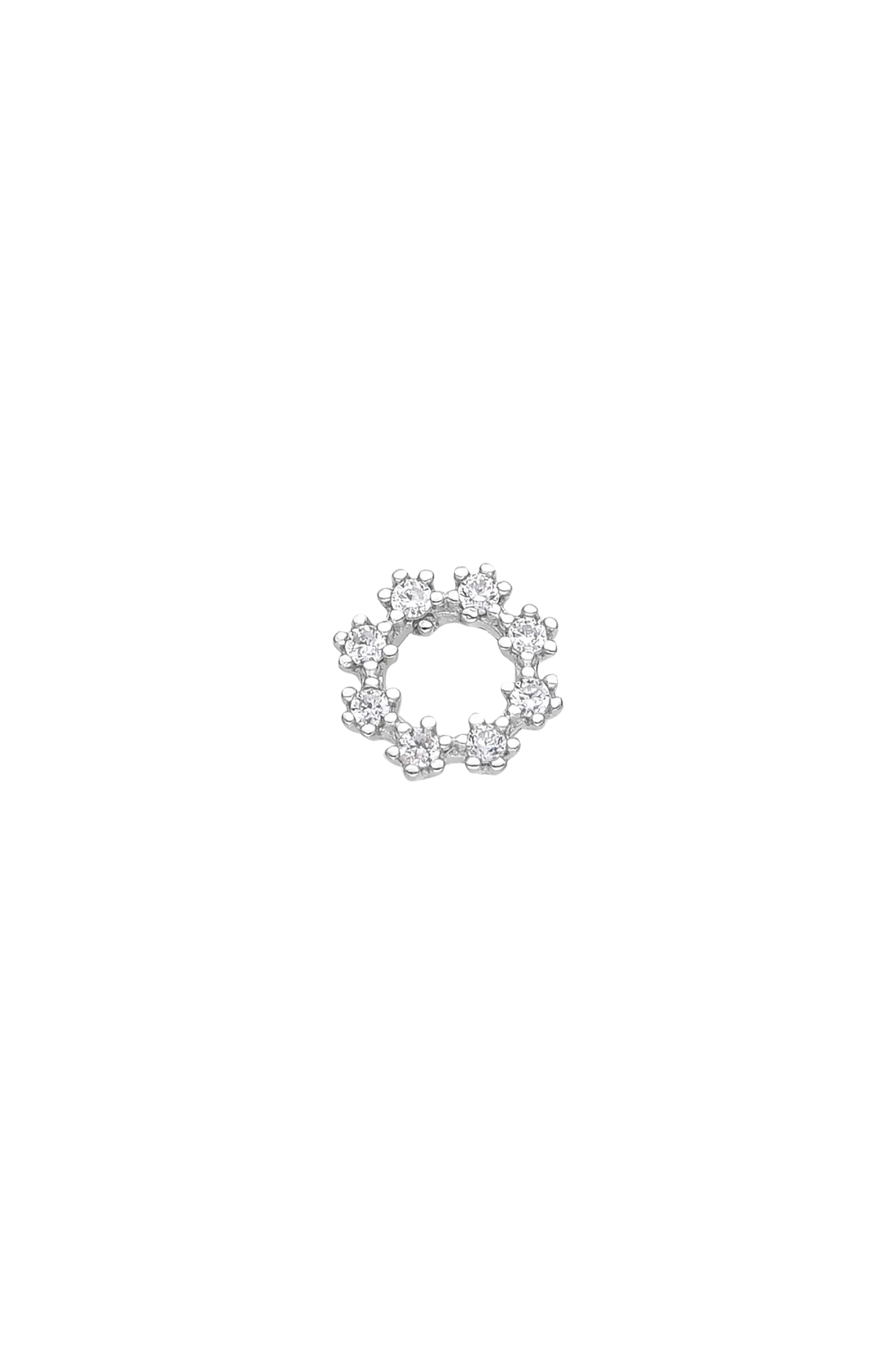 Cercei Argint Flower Crown (Pierce) Lisa&Co.