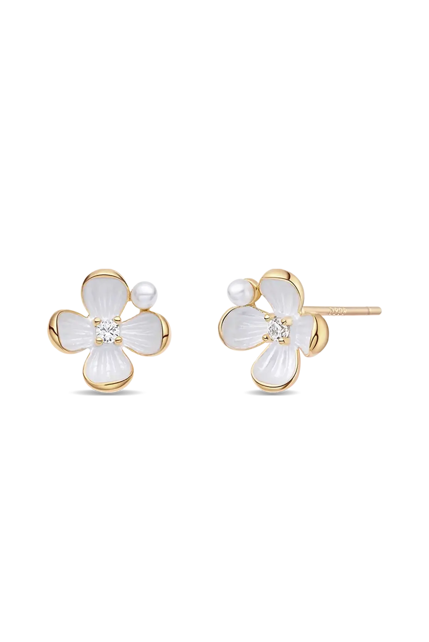 Cercei Argint Gardenia LisaConcept