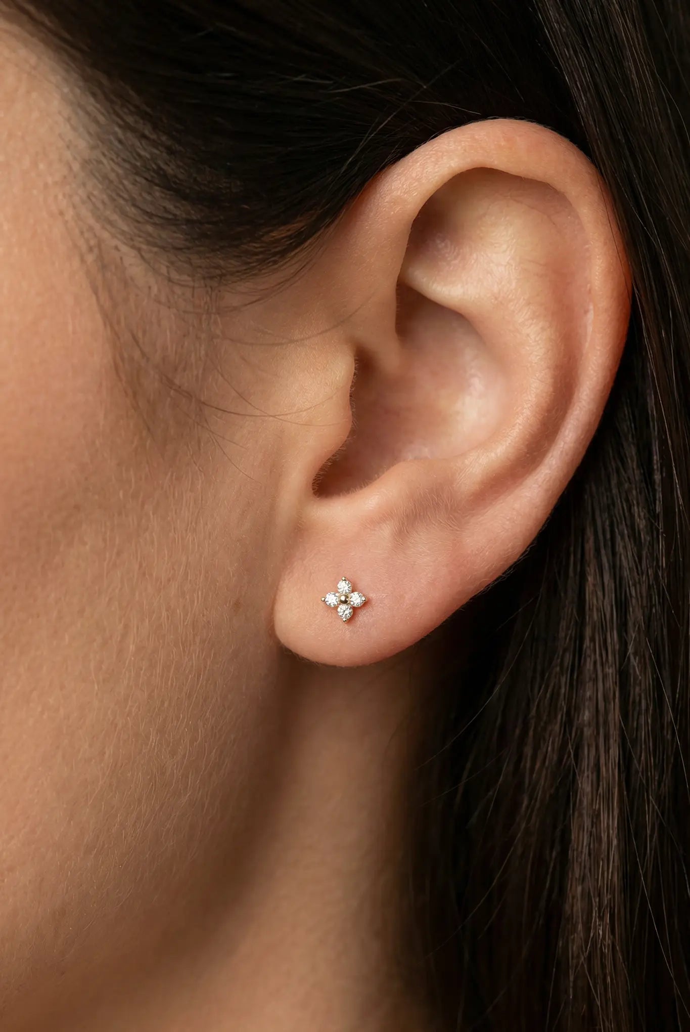 Cercei Argint Joy Paved XS Lisa&Co.