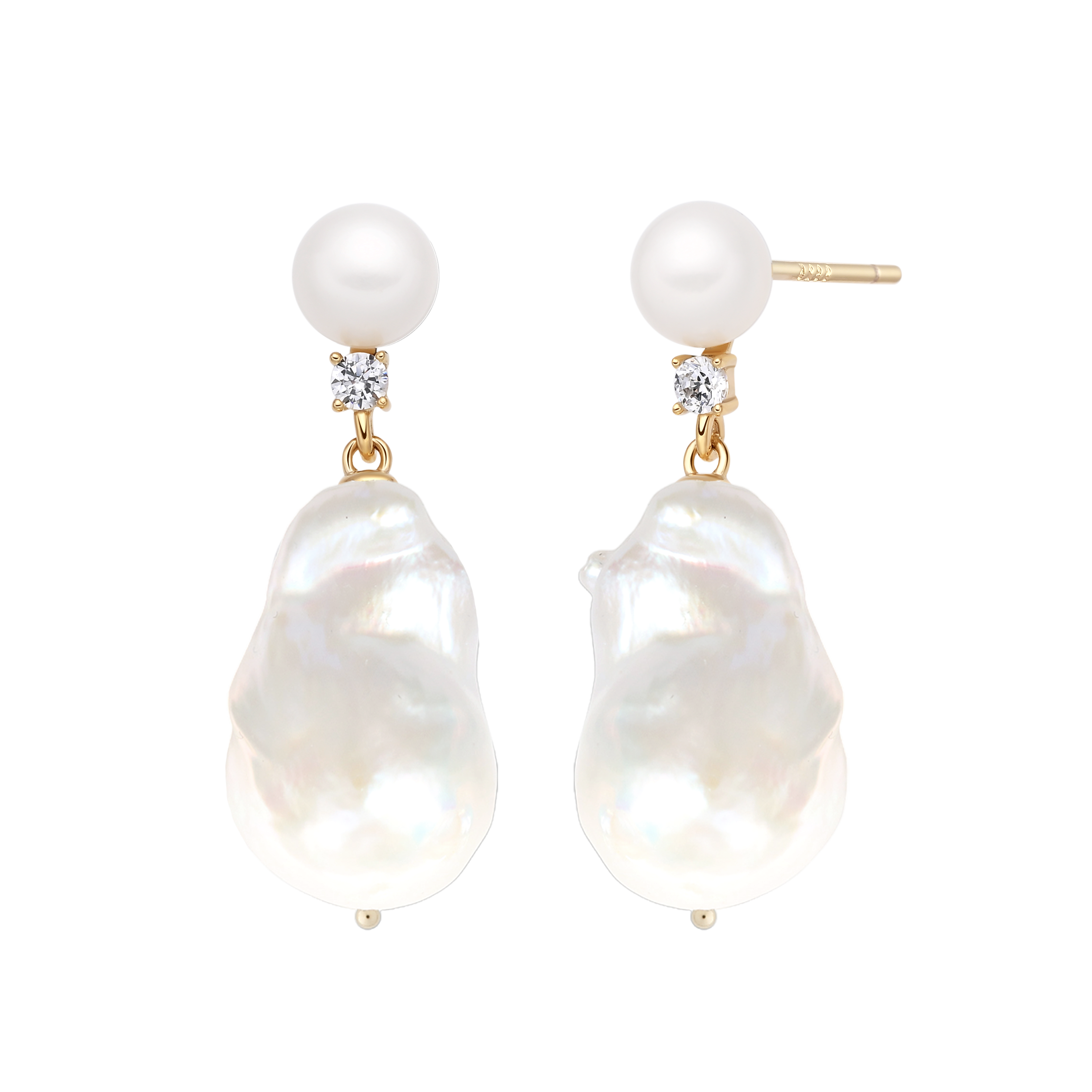 Cercei Argint Kaya Baroque Lisa&Co.