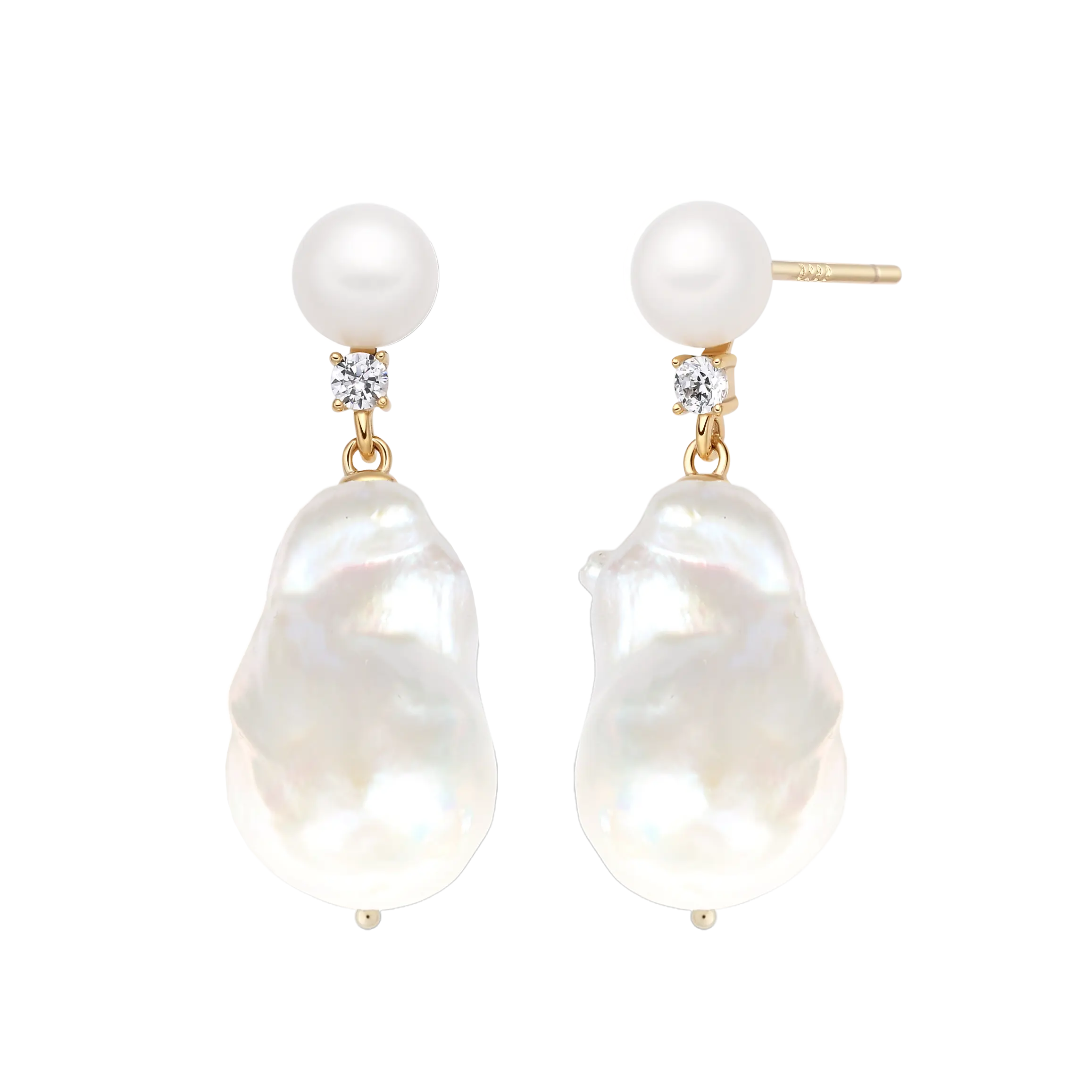 Cercei Argint Kaya Baroque Lisa&Co.