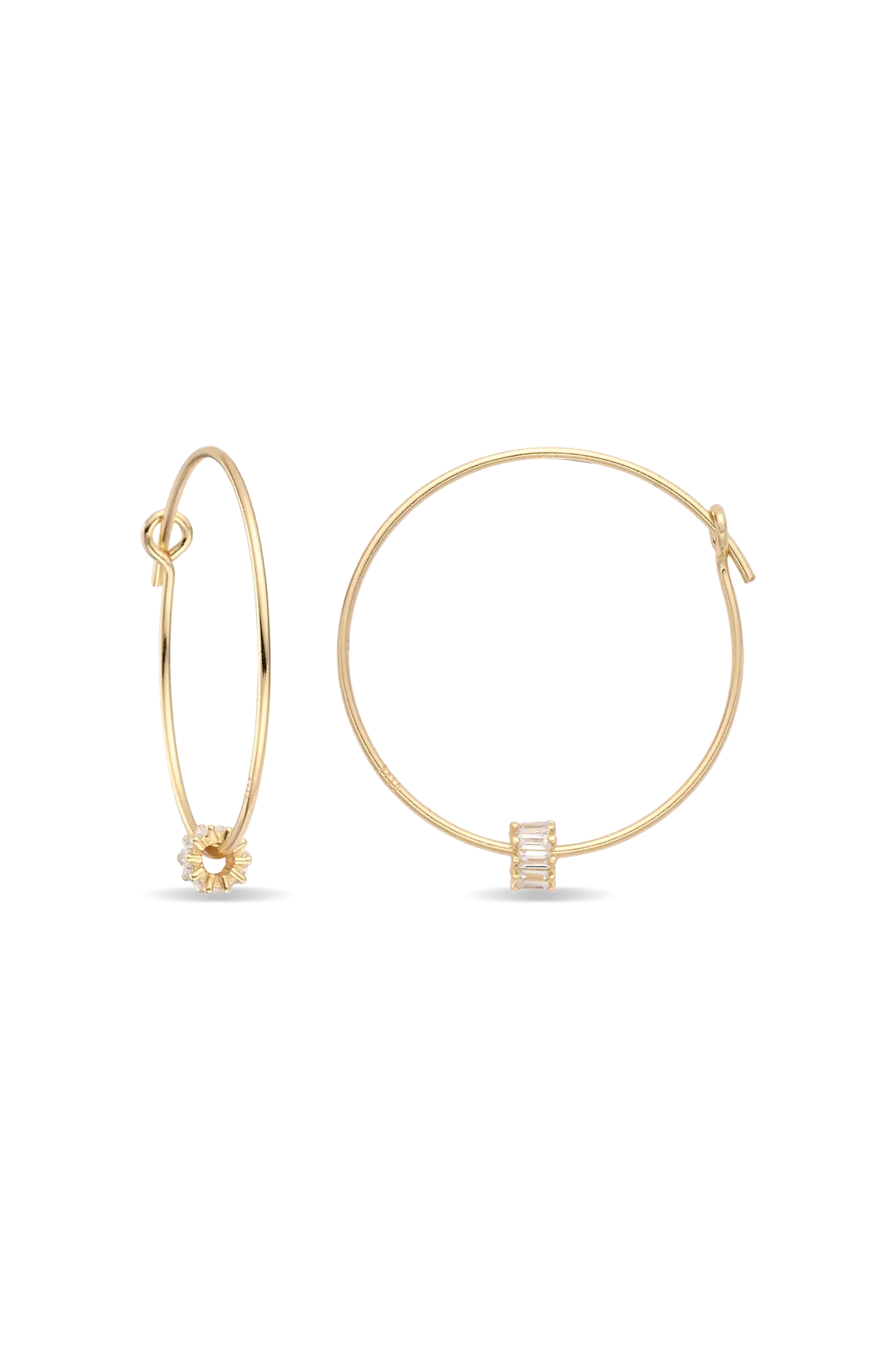 Cercei Argint Laura Hoops LisaConcept