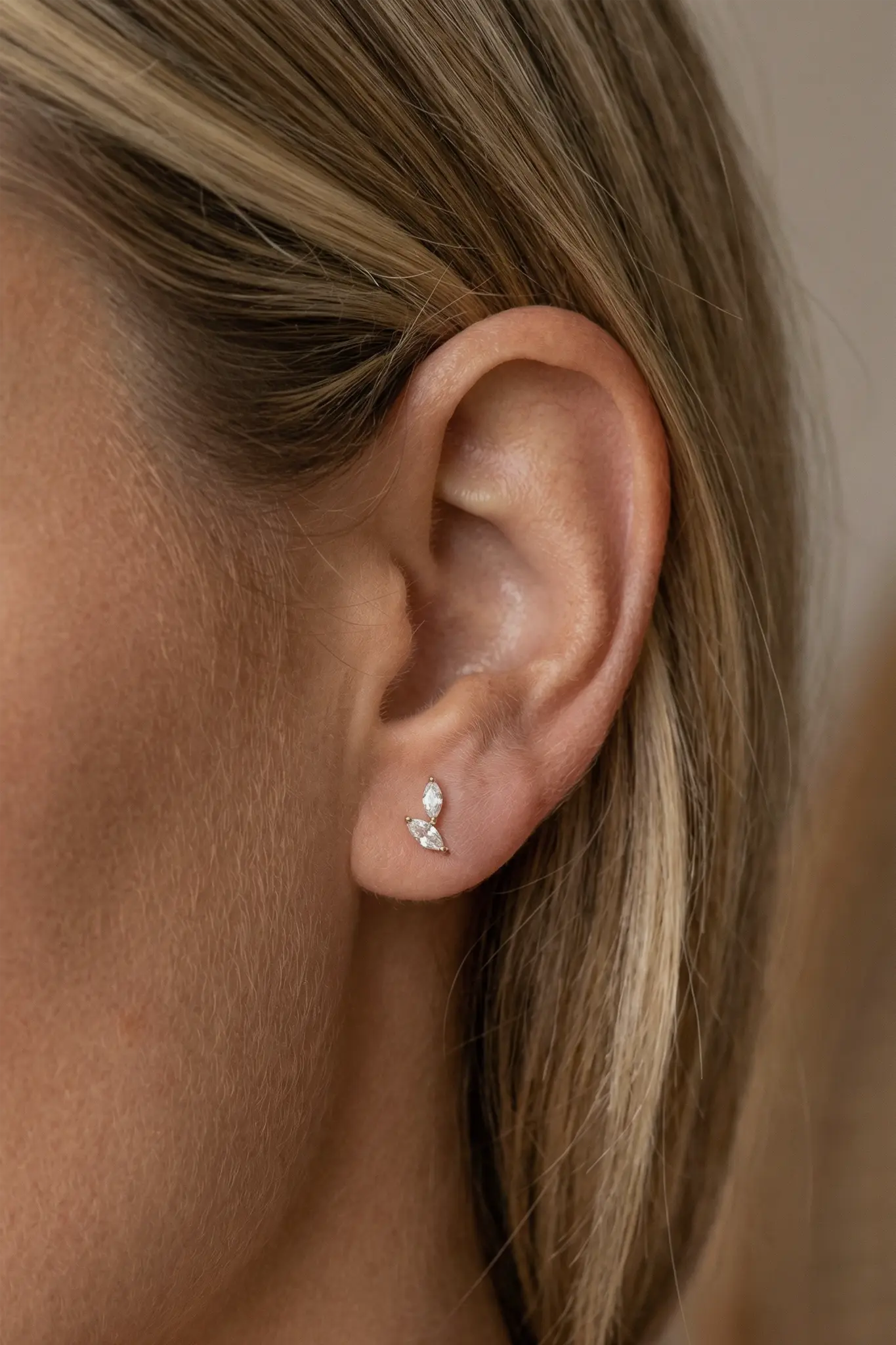 Cercei Argint Lis Double LisaConcept