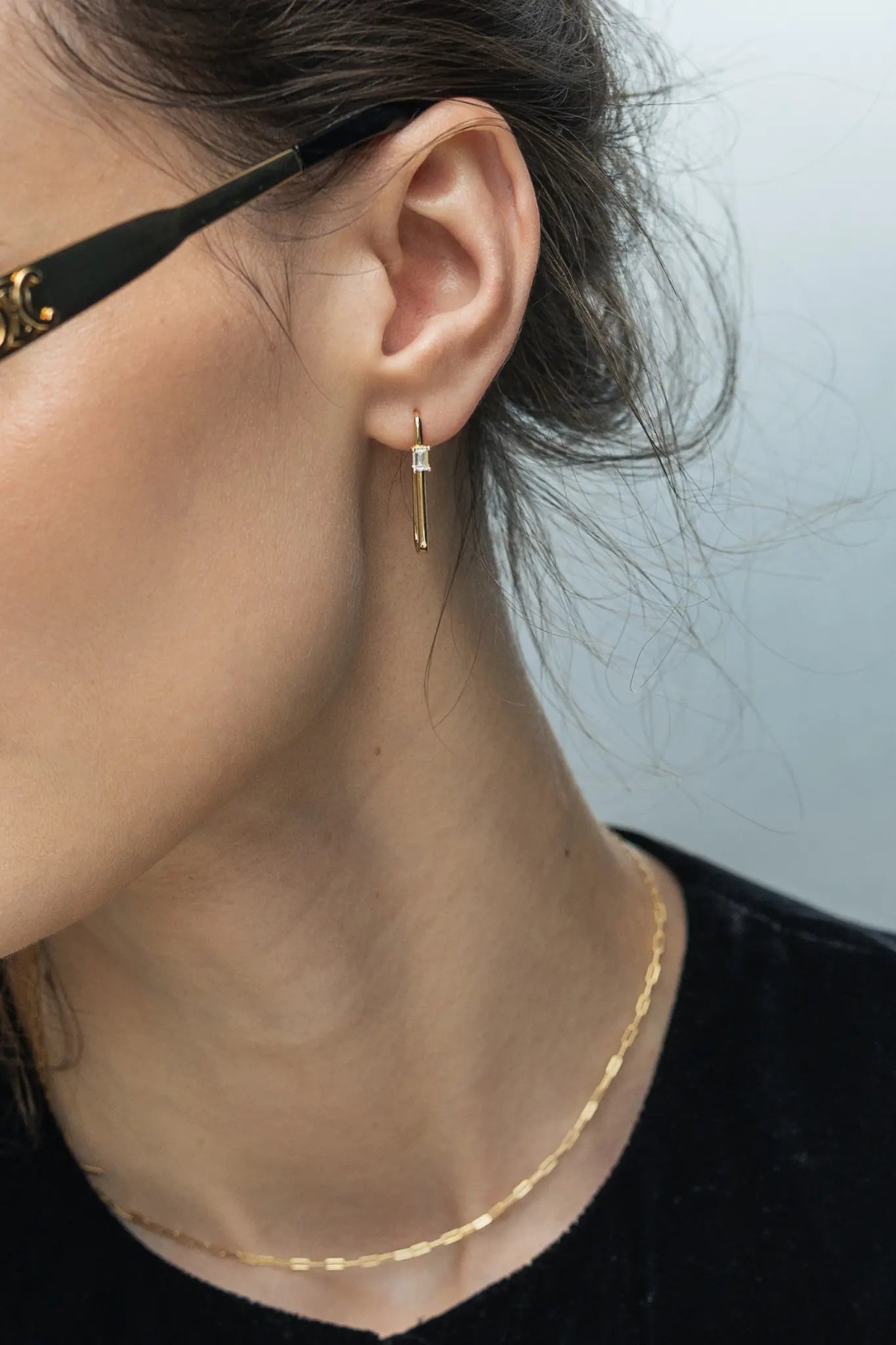 Cercei Argint Locked Fragment LisaConcept