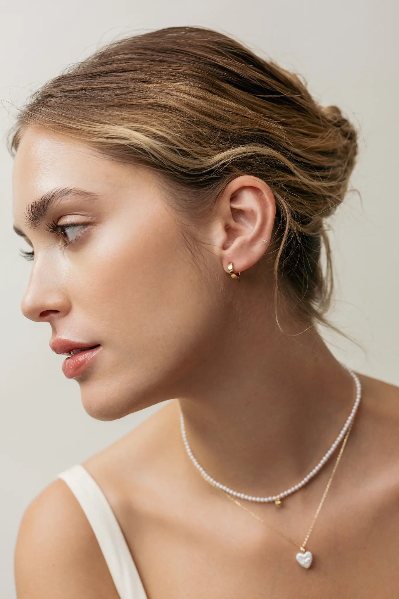 Cercei Argint Mercury Hoops Wide LisaConcept