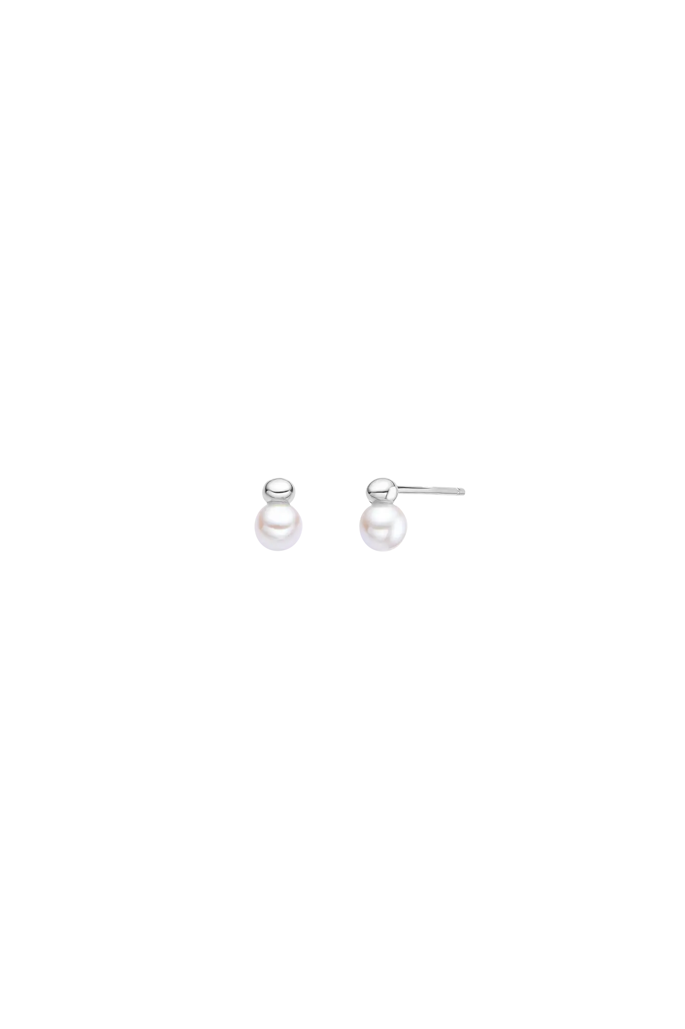 Cercei Argint Mini Pearl Drop LisaConcept