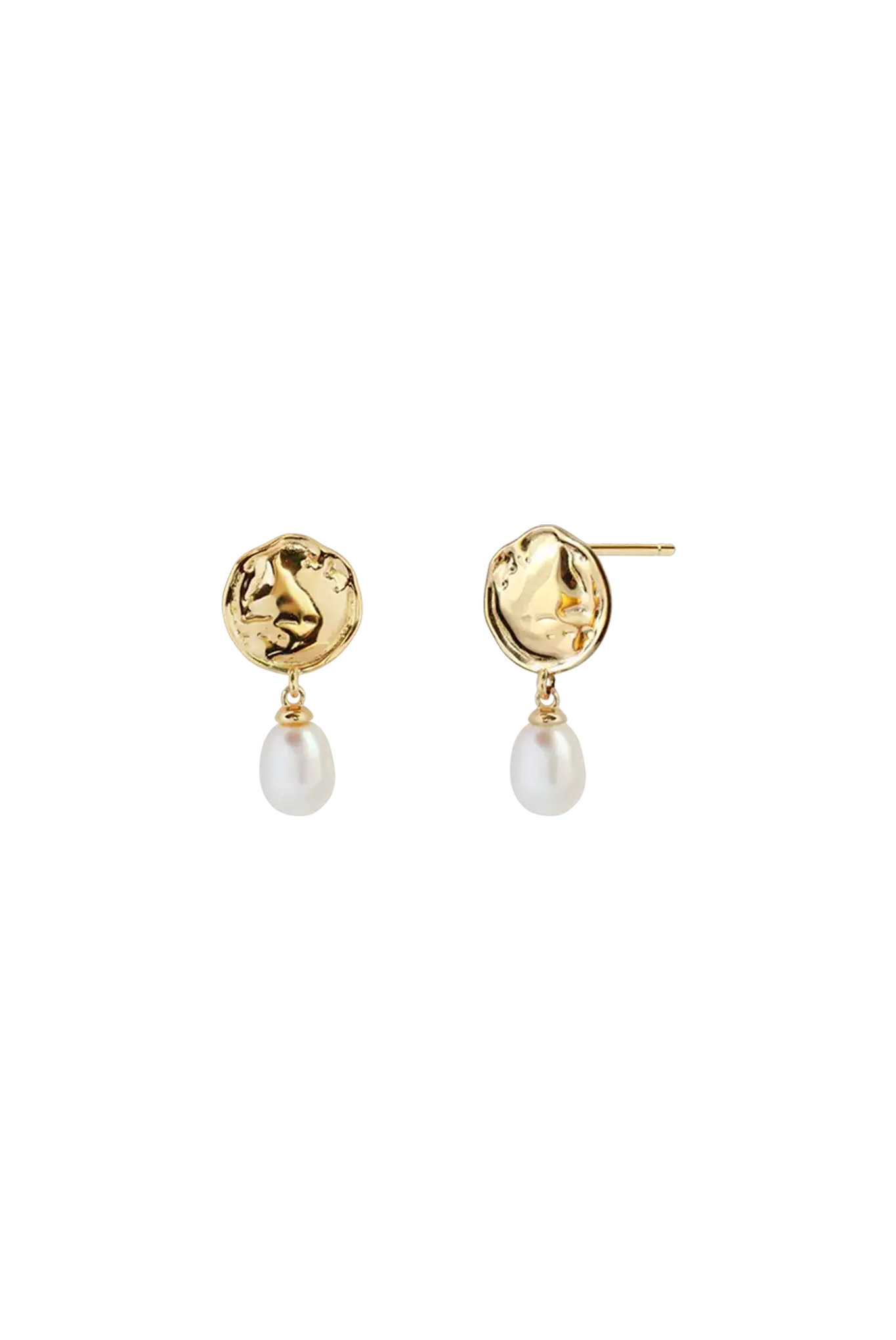 Cercei Argint Moon Pearl LisaConcept