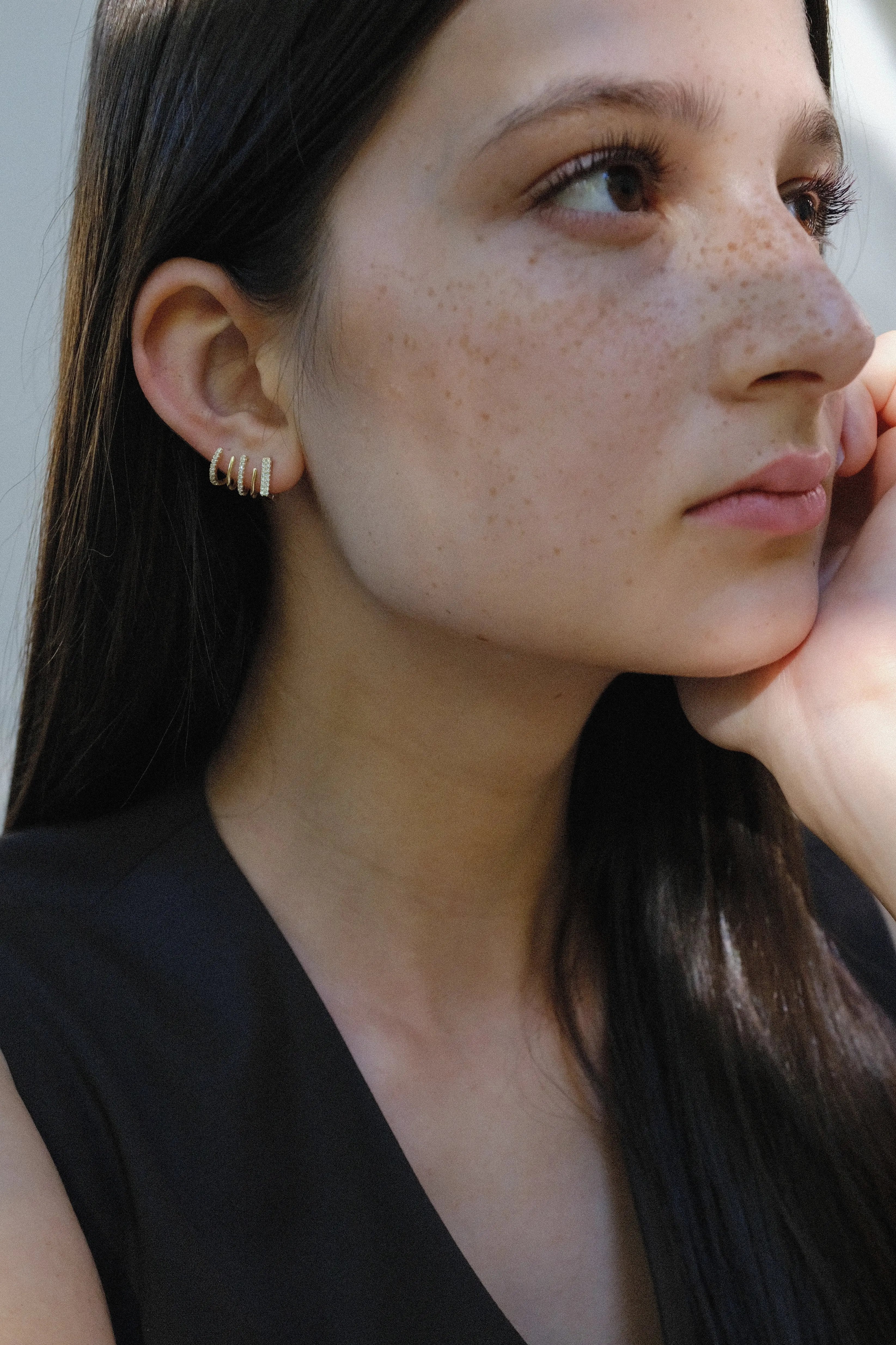 Cercei Argint Paved Springs LisaConcept