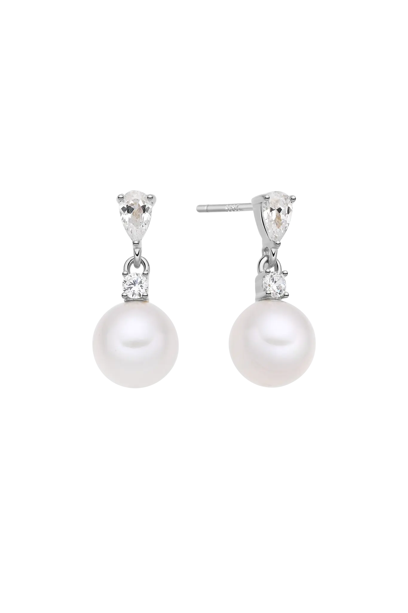 Cercei Argint Pear&Pearl Lisa&Co.