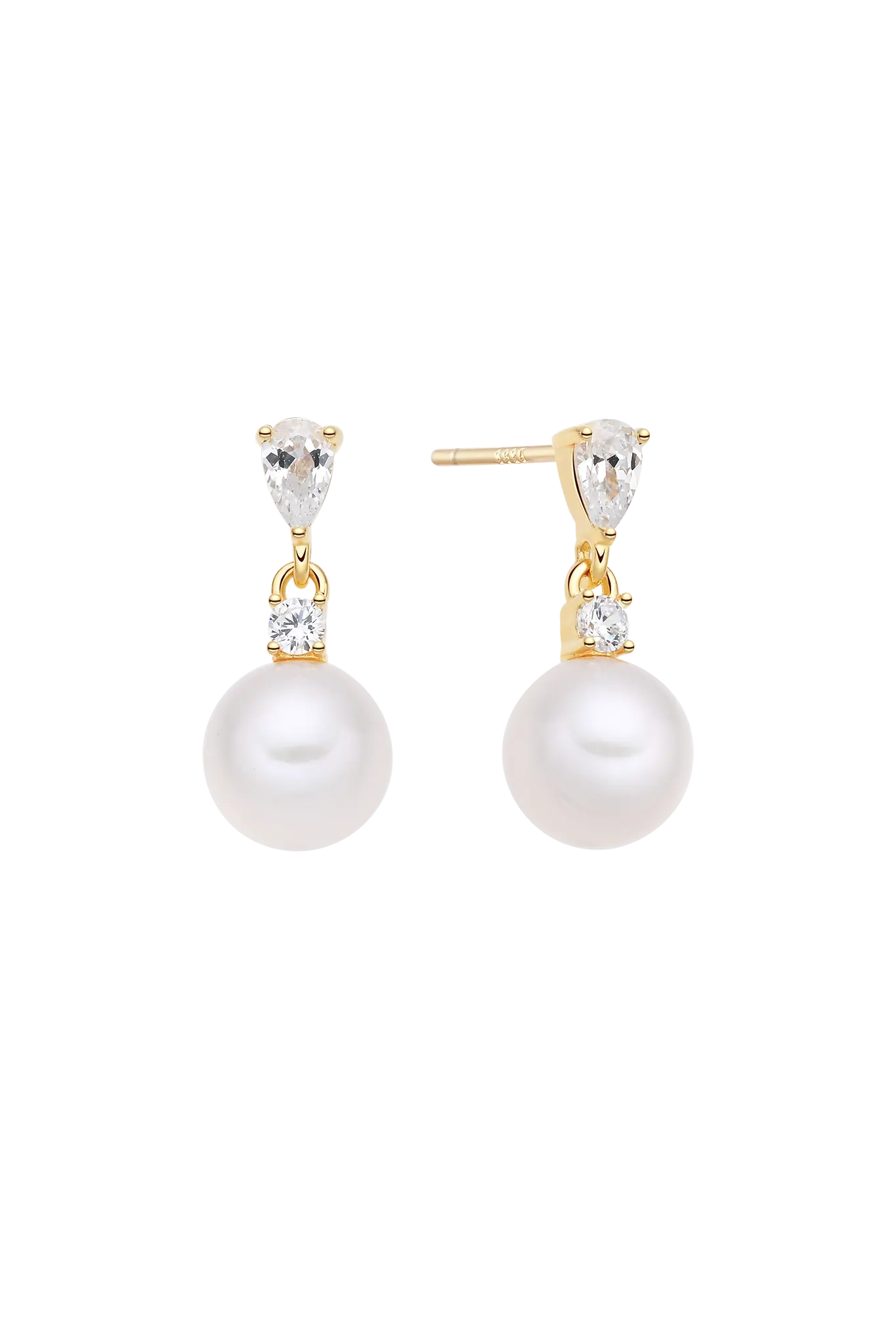 Cercei Argint Pear&Pearl Lisa&Co.