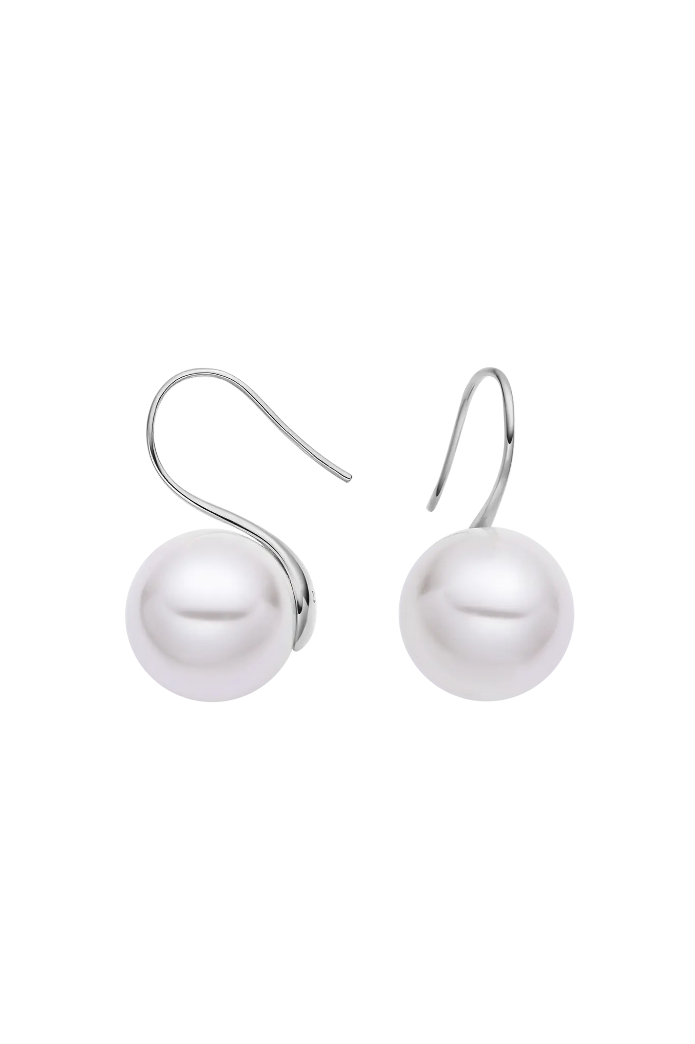 Cercei Argint Pearl Grace Lisa&Co.