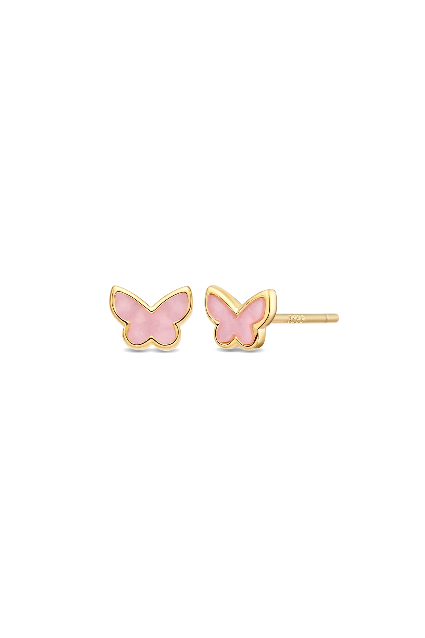 Cercei Argint Rose Butterfly Lisa&Co.