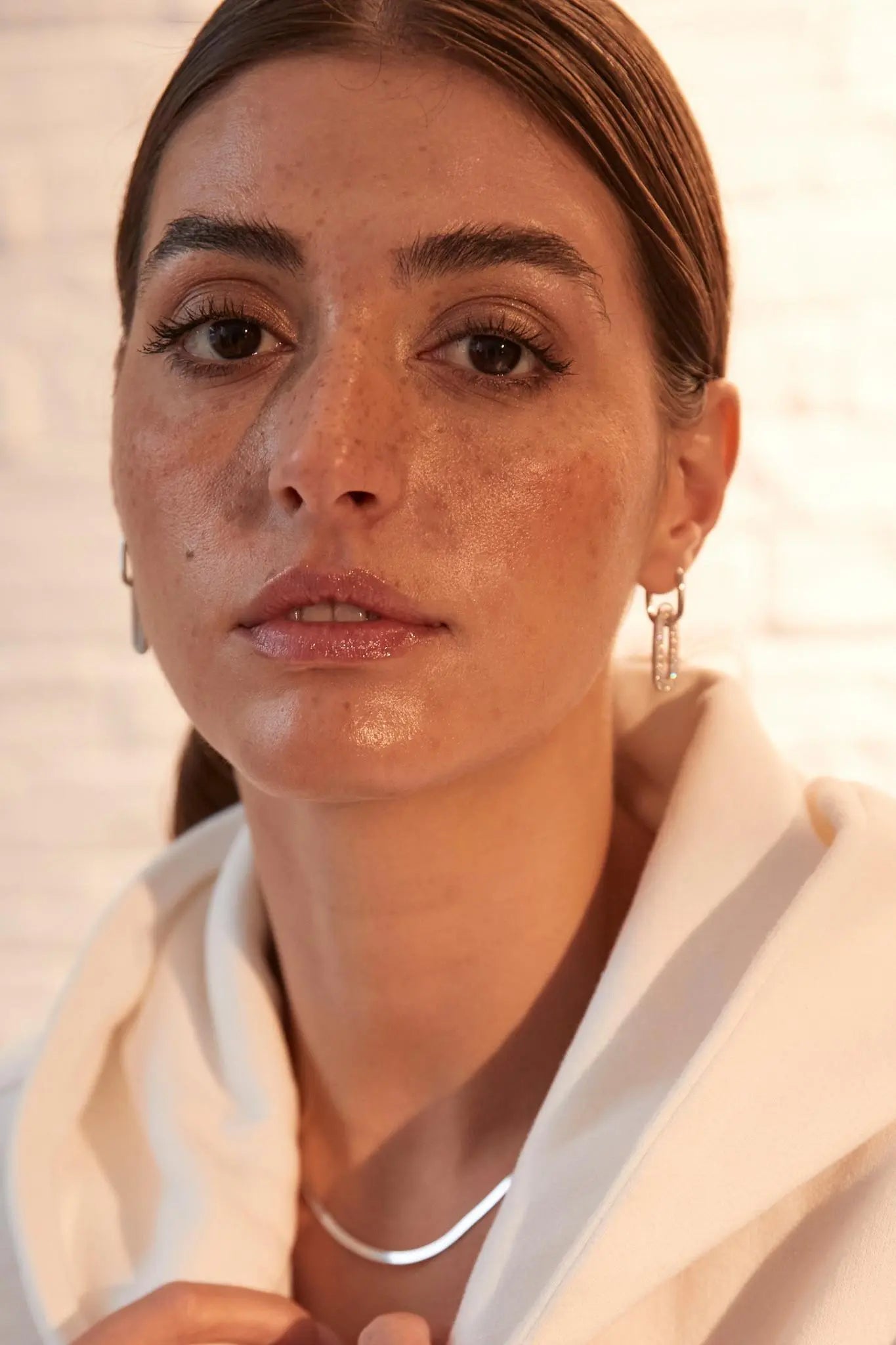 Cercei Argint Shiny Links LisaConcept