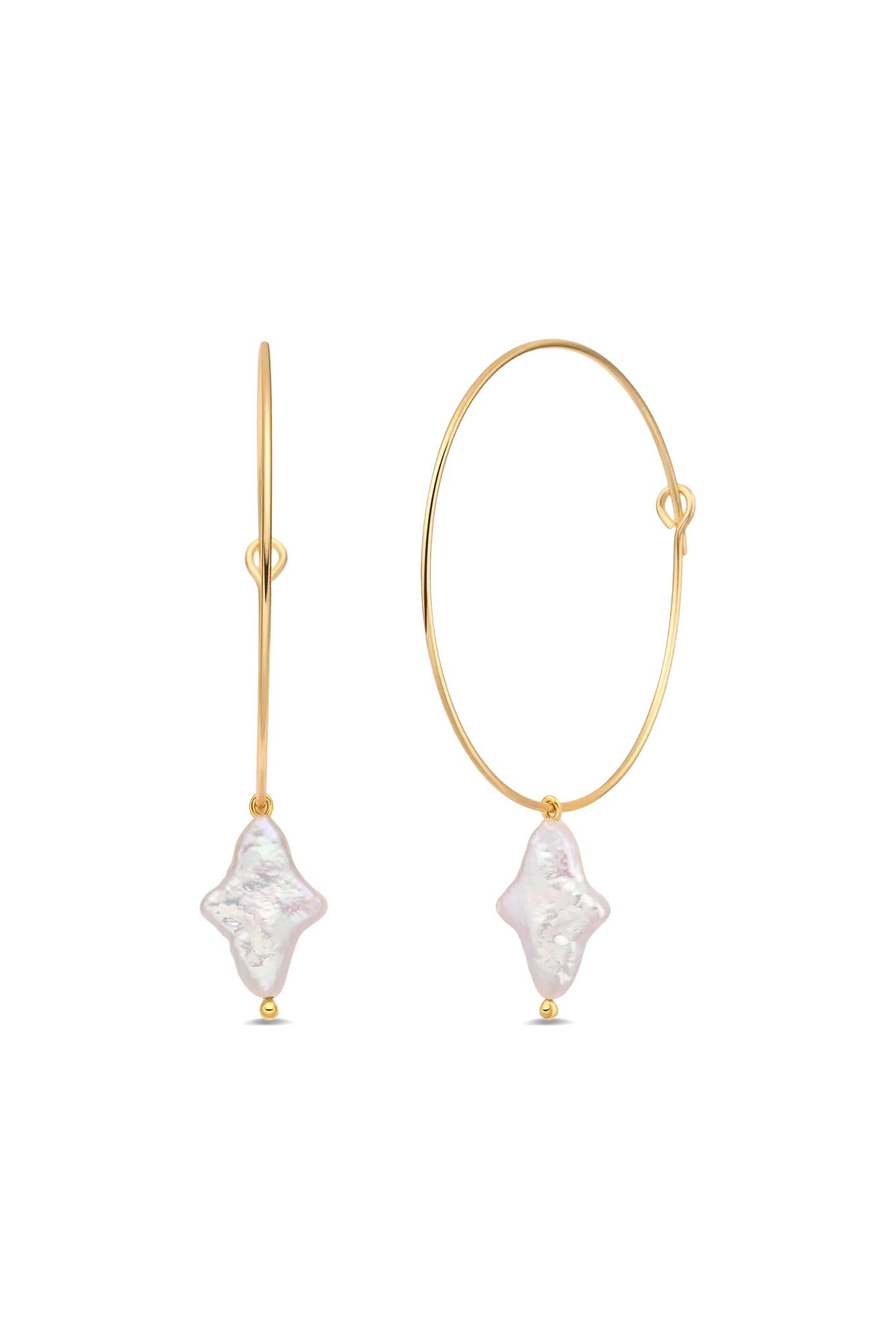 Cercei Argint Star Tied Hoops LisaConcept
