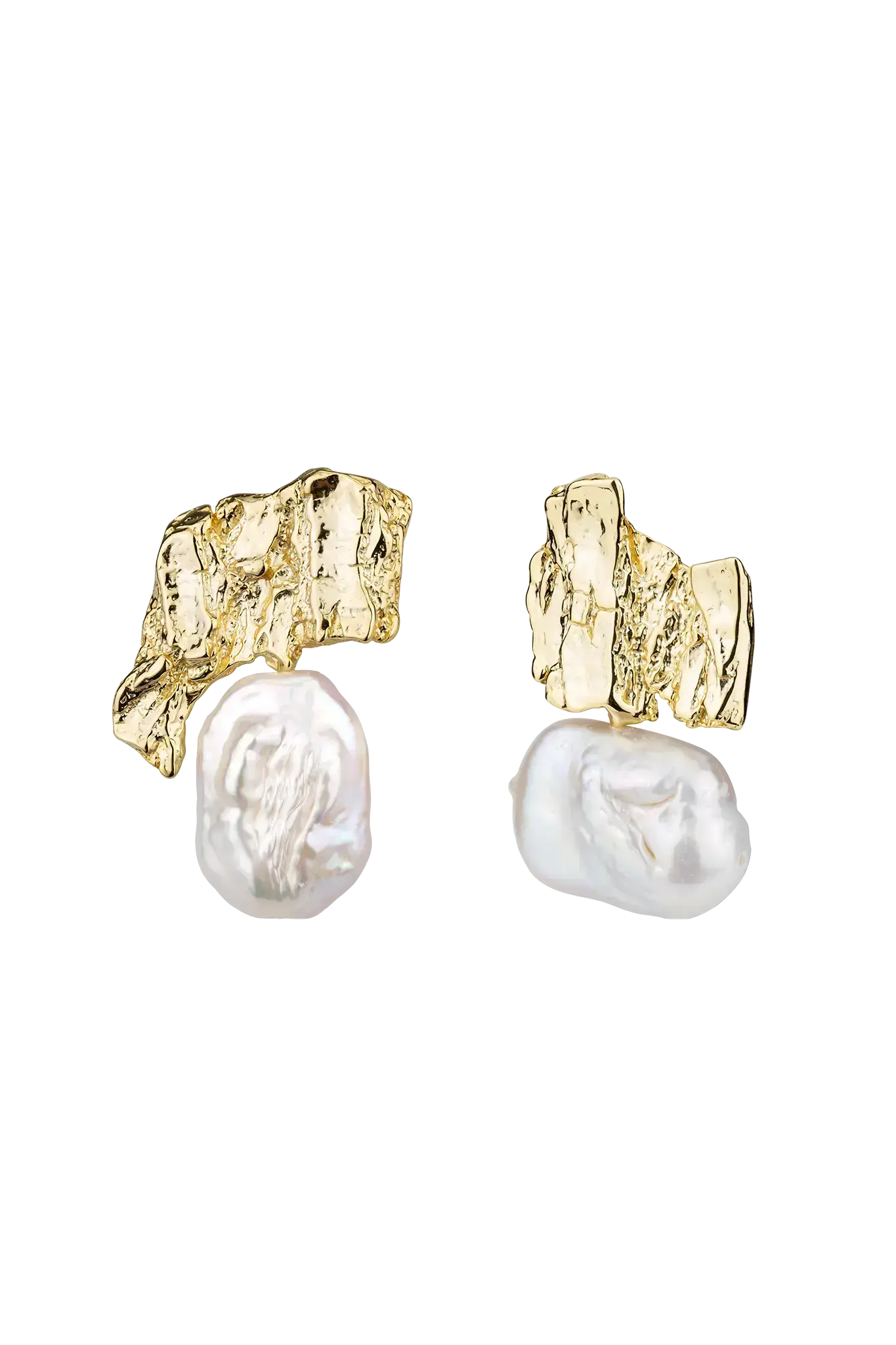 Cercei Argint  Statement  Pearl LisaConcept