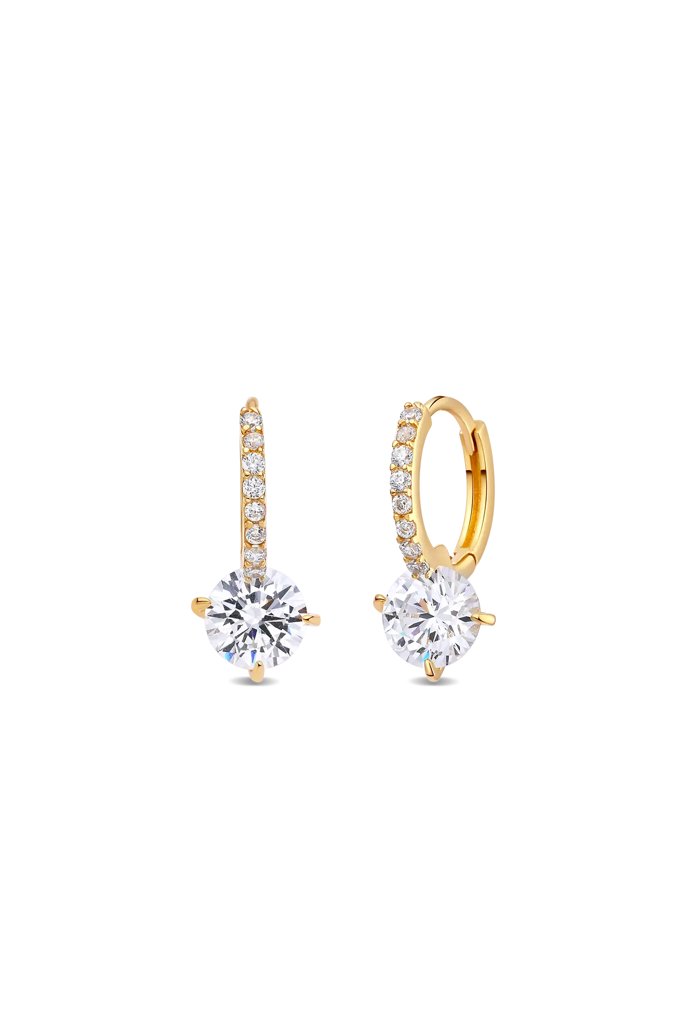 Cercei Argint Stone ITL Lisa&Co.