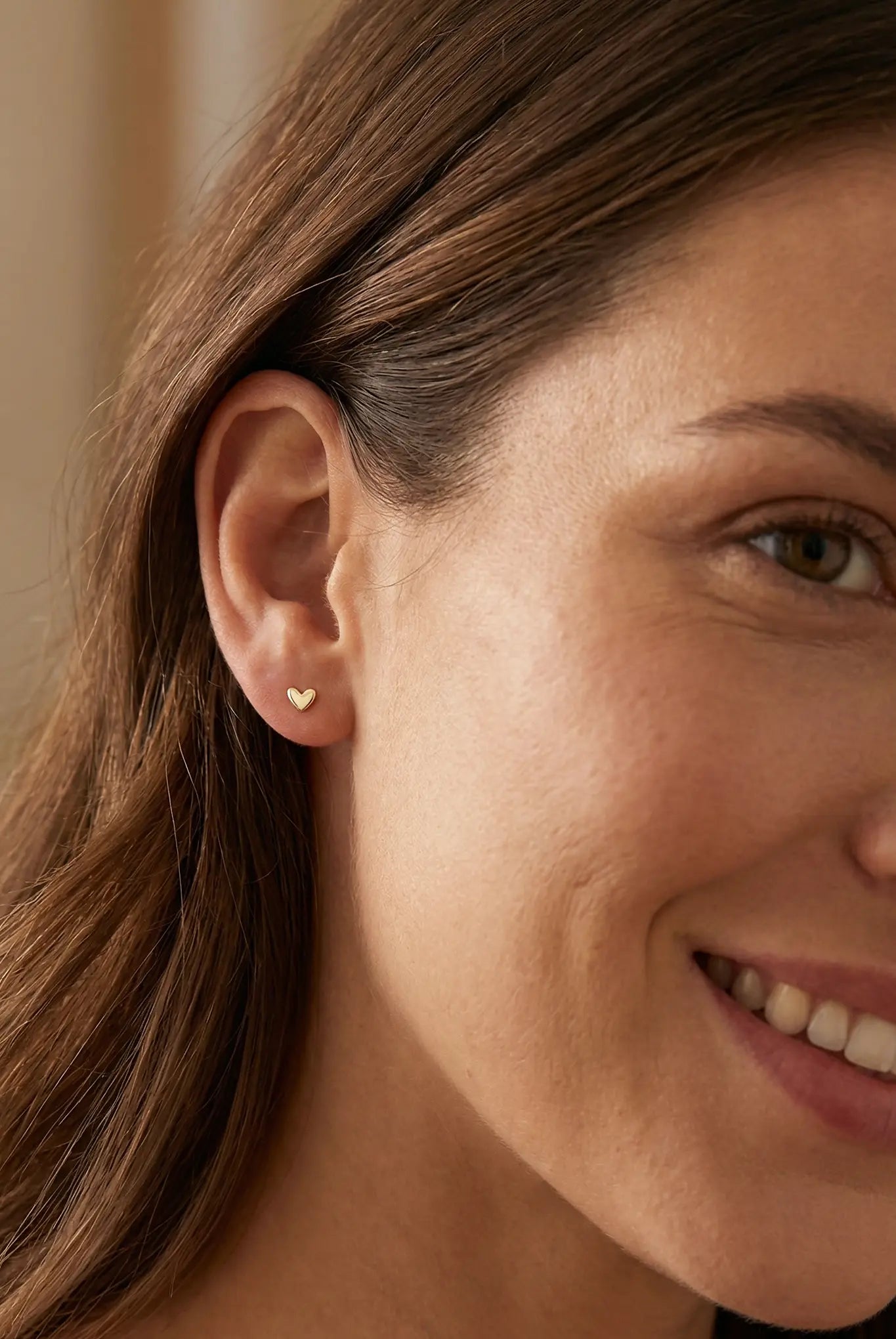 Cercei Argint Tiny Heart Lisa&Co.