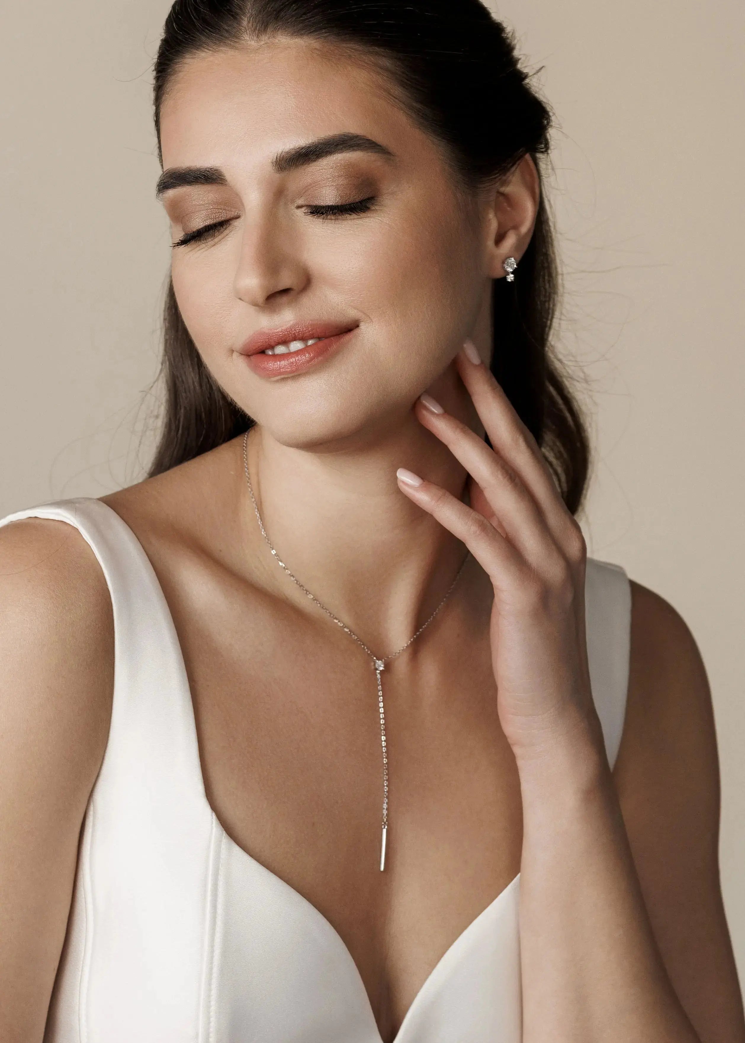 Cercei Argint Two Drops Lisa&Co.