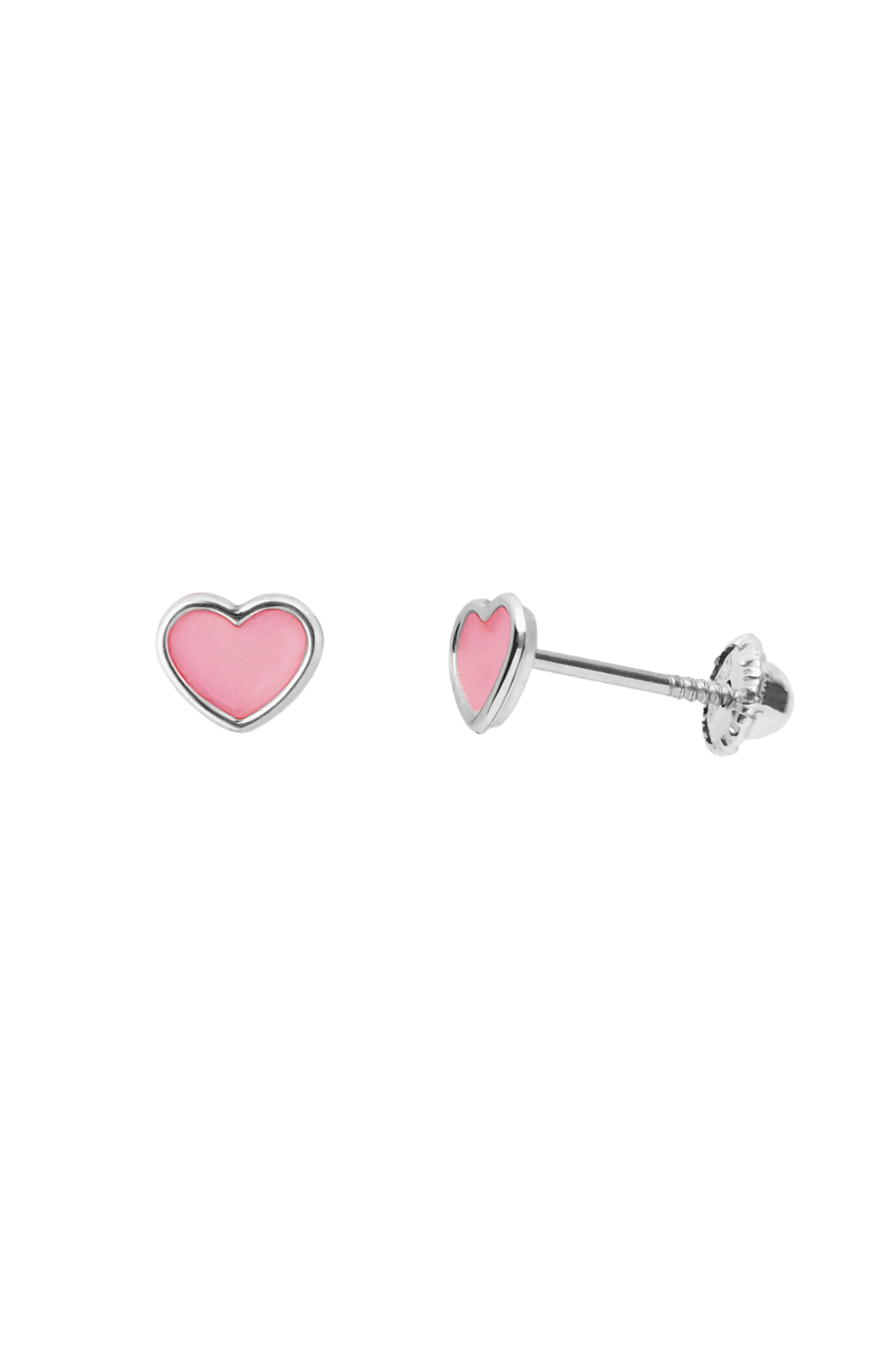 Cercei Aur Enamel Heart LisaConcept