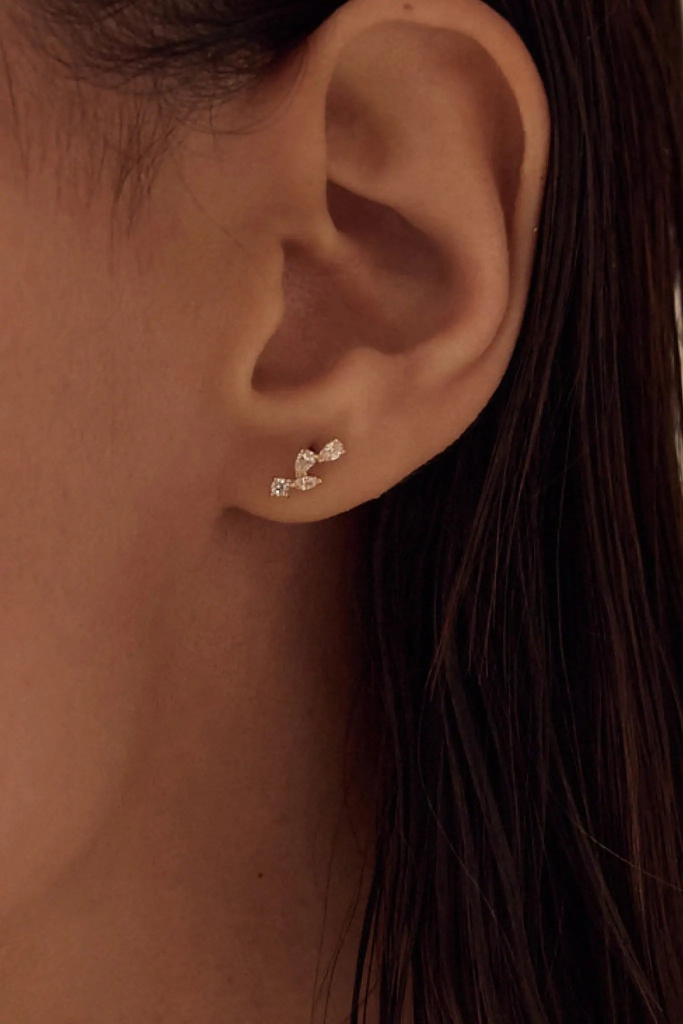 Cercei Aur Flora LisaConcept