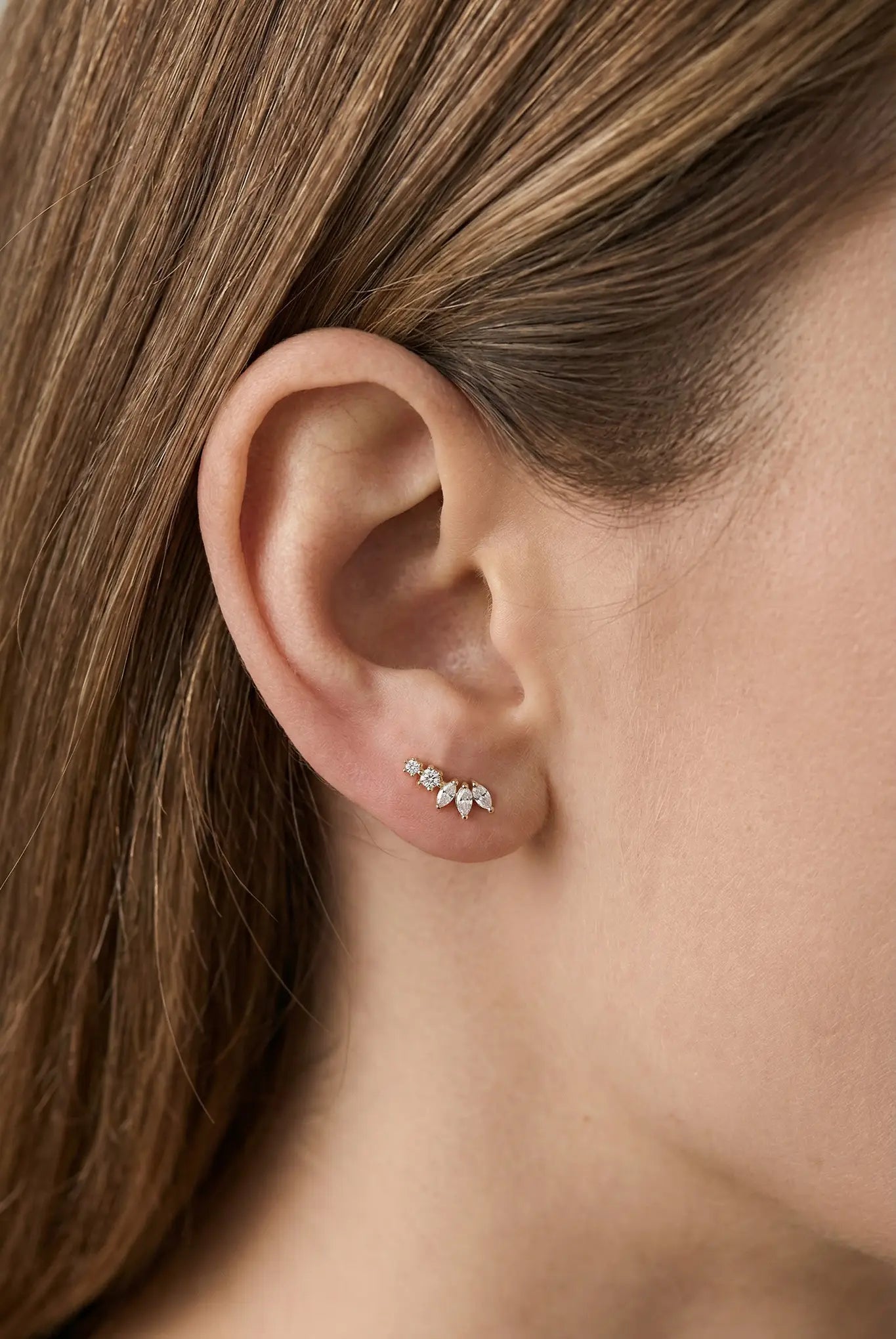 Cercei Aur Papillon Lisa&Co.