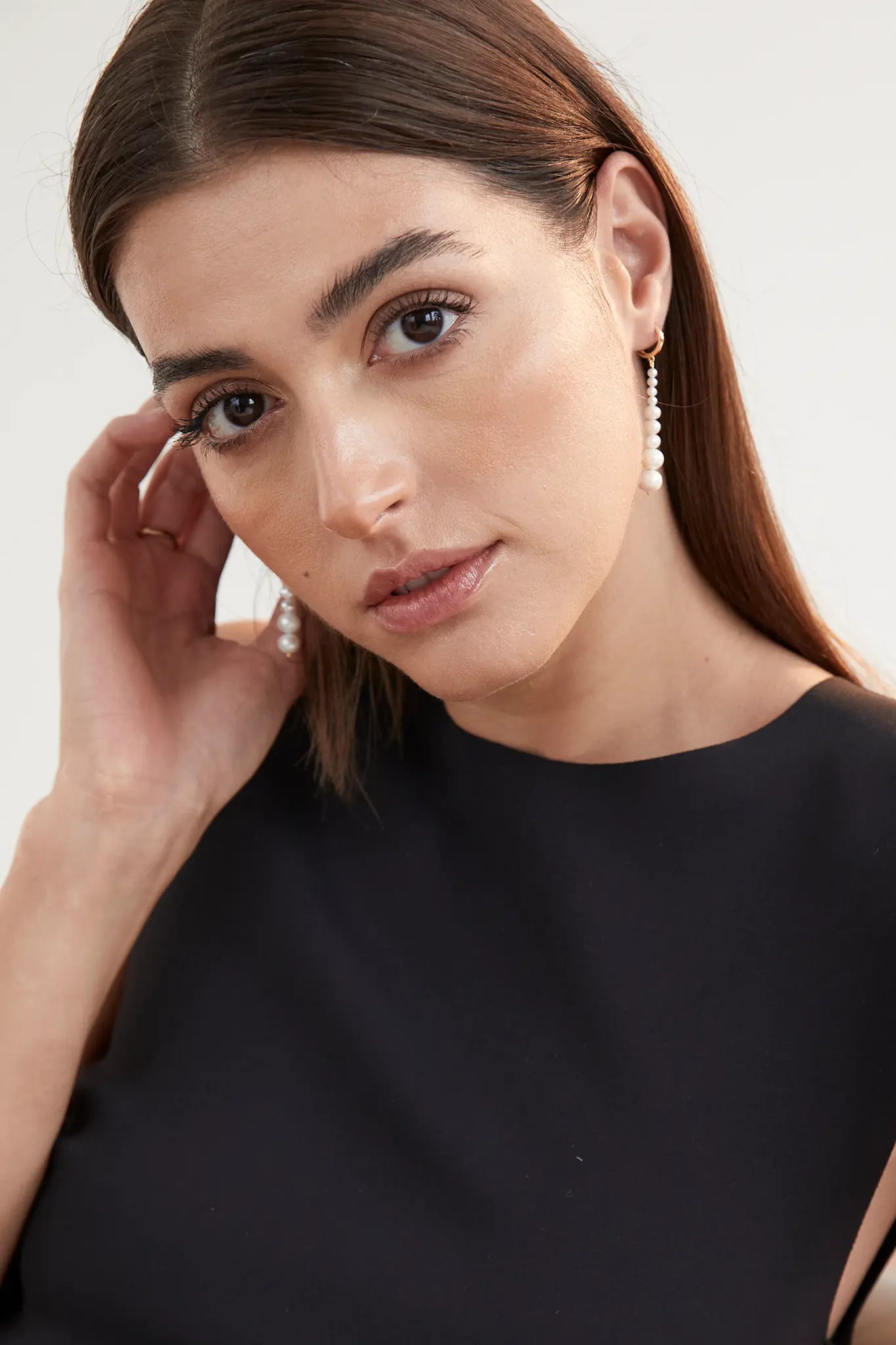 Cercei Aur Pearl Gradient I LisaConcept