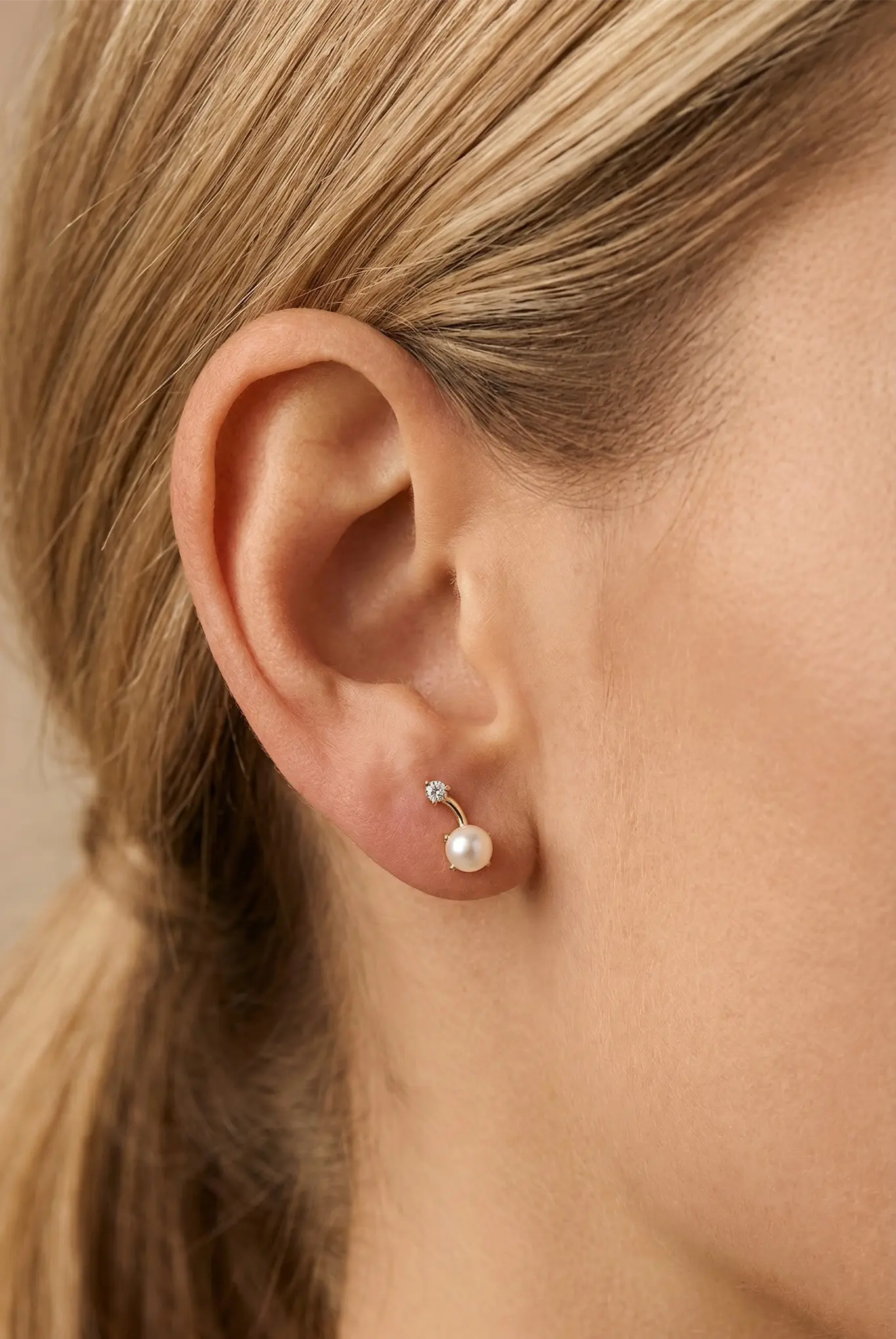 Cercei Aur Pib Lisa&Co.