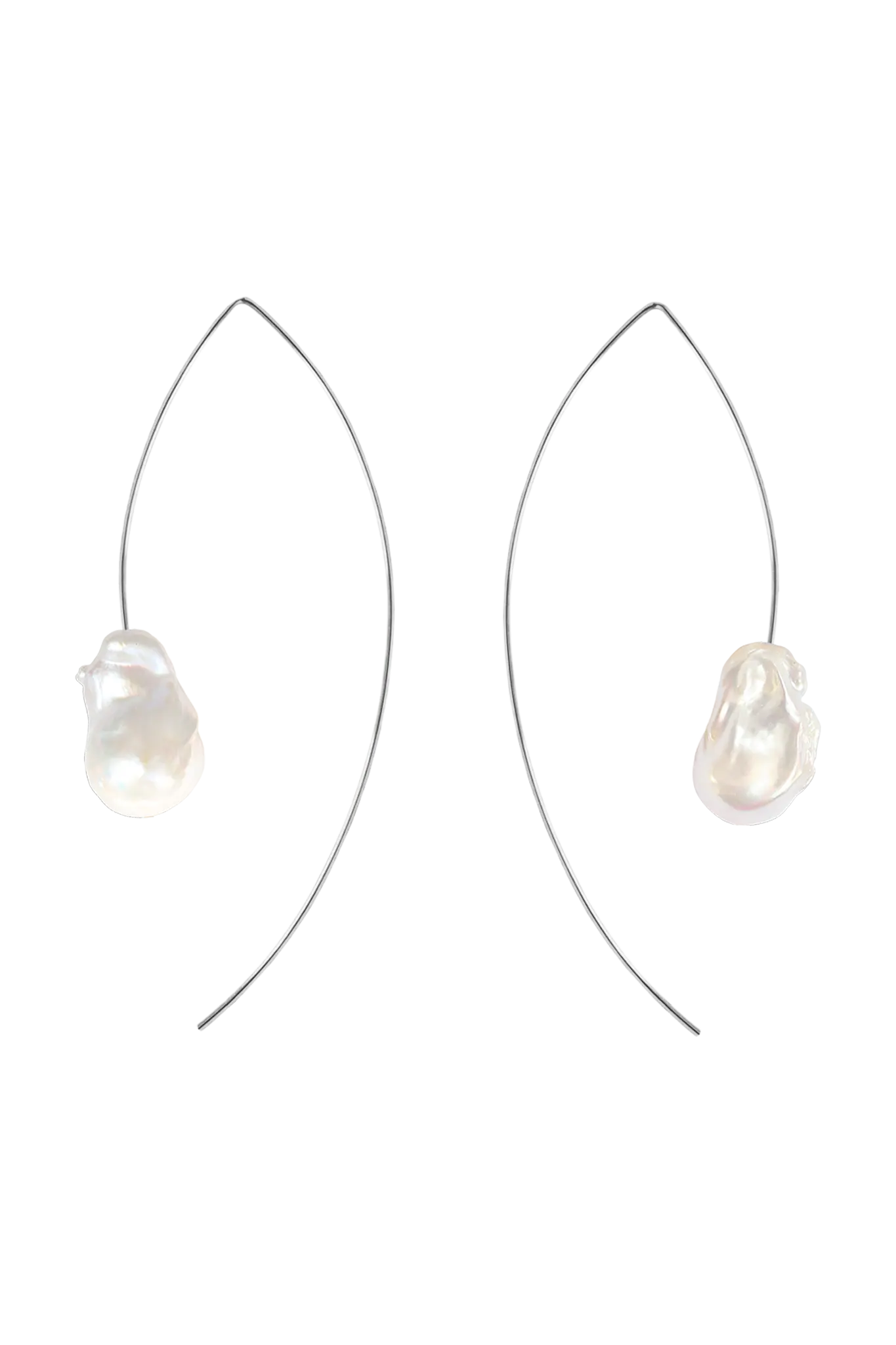 Cercei Aur Wire Baroque Pearl LisaConcept