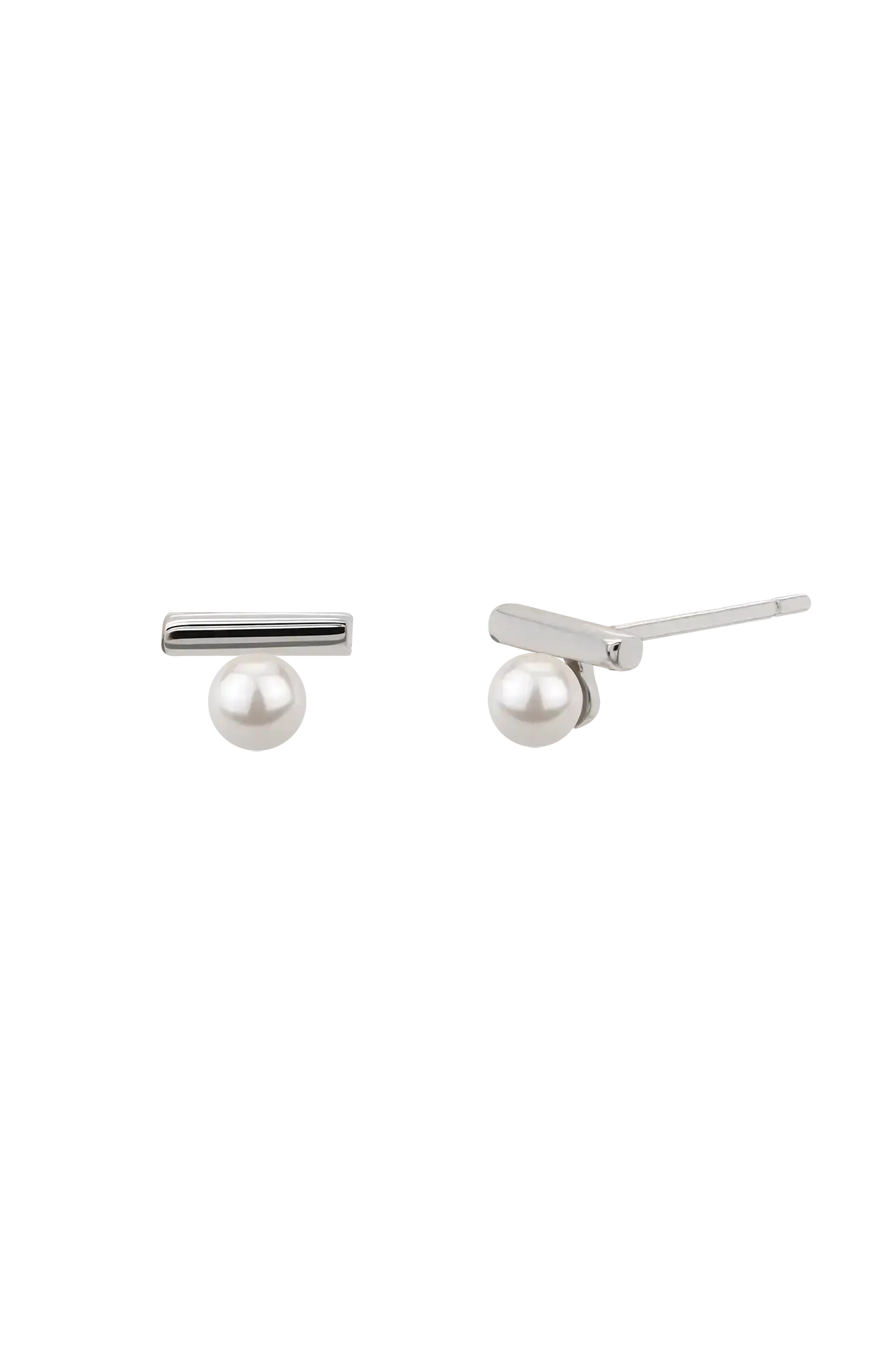 Cercei argint Baguette&Pearl S Lisa&Co.