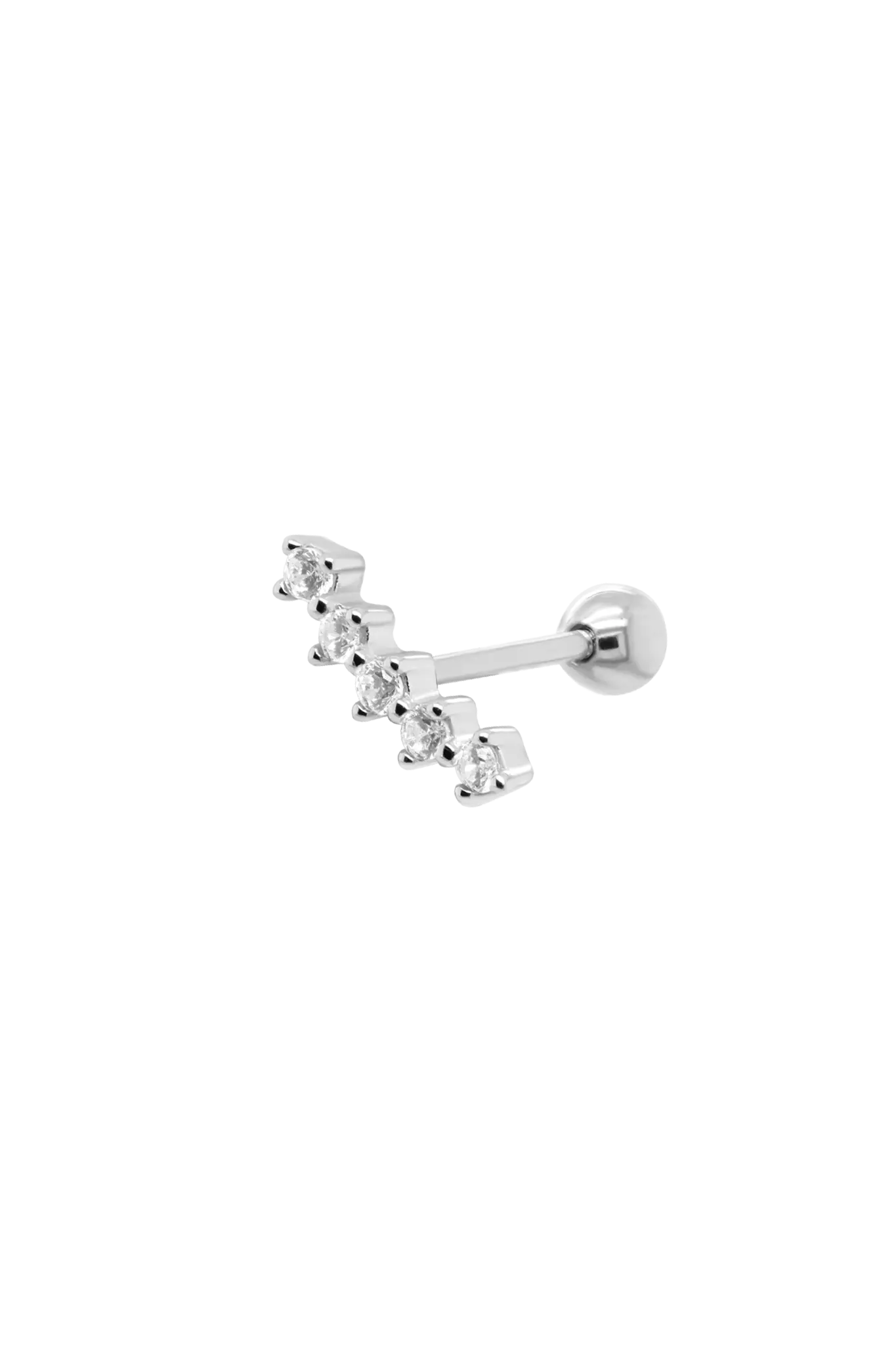 Cercel Argint Daisy (Pierce) Lisa&Co.