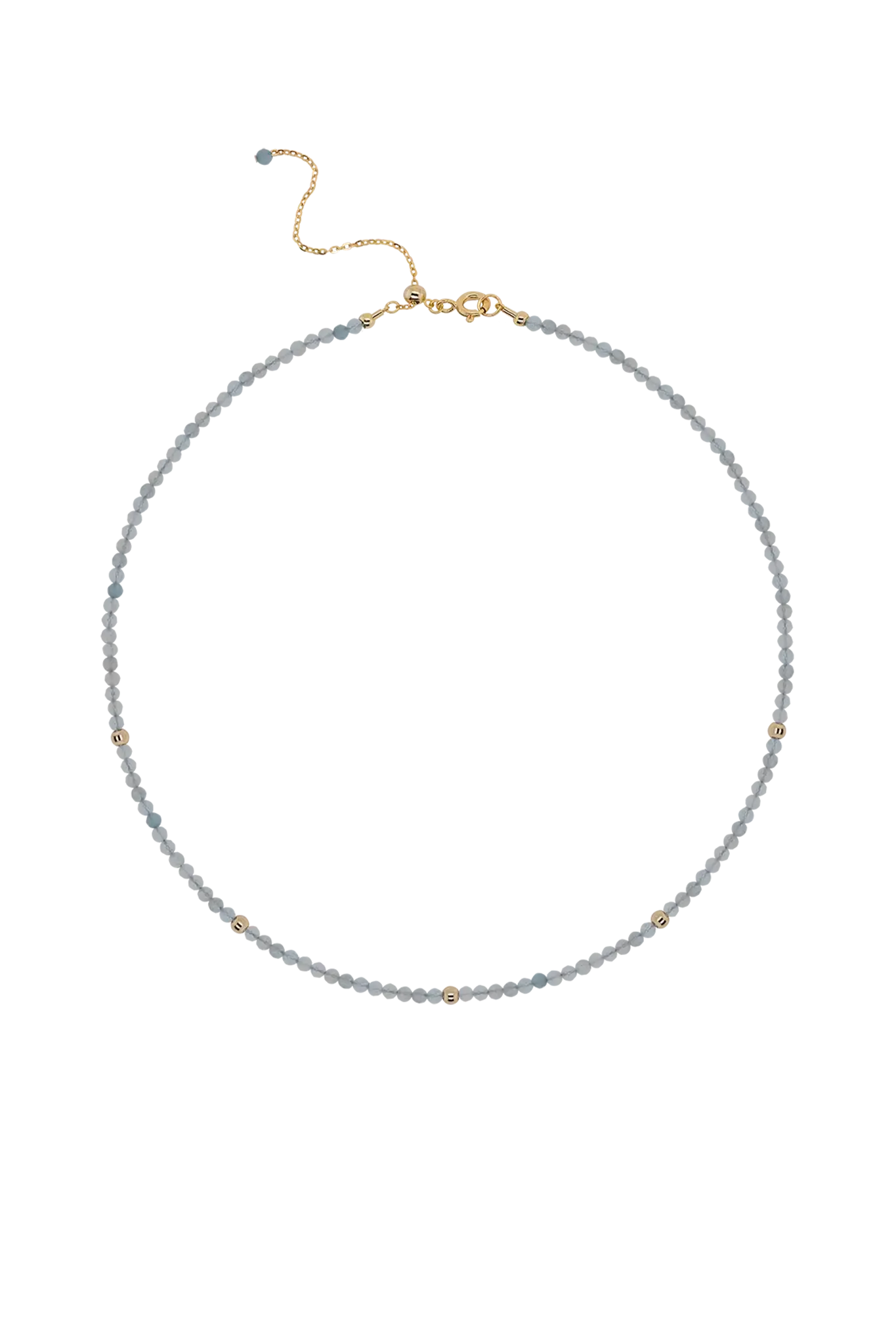 Colier Argint Aquamarine I LisaConcept