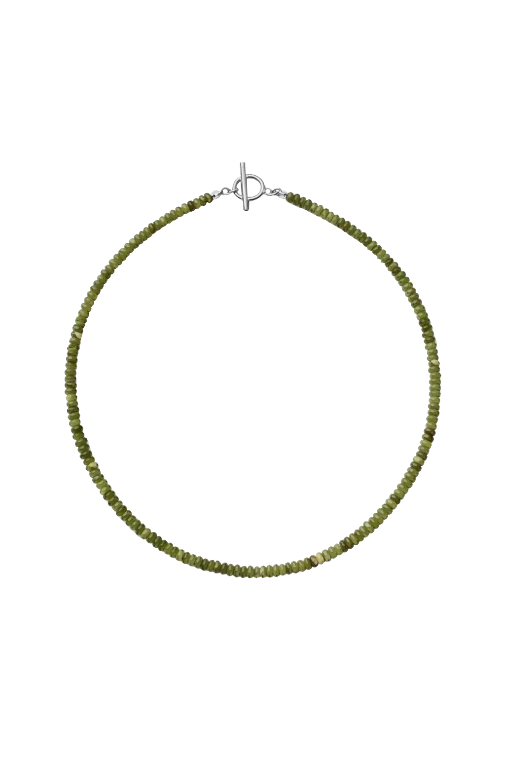 Colier Argint Emerald Crystals Lisa&Co.