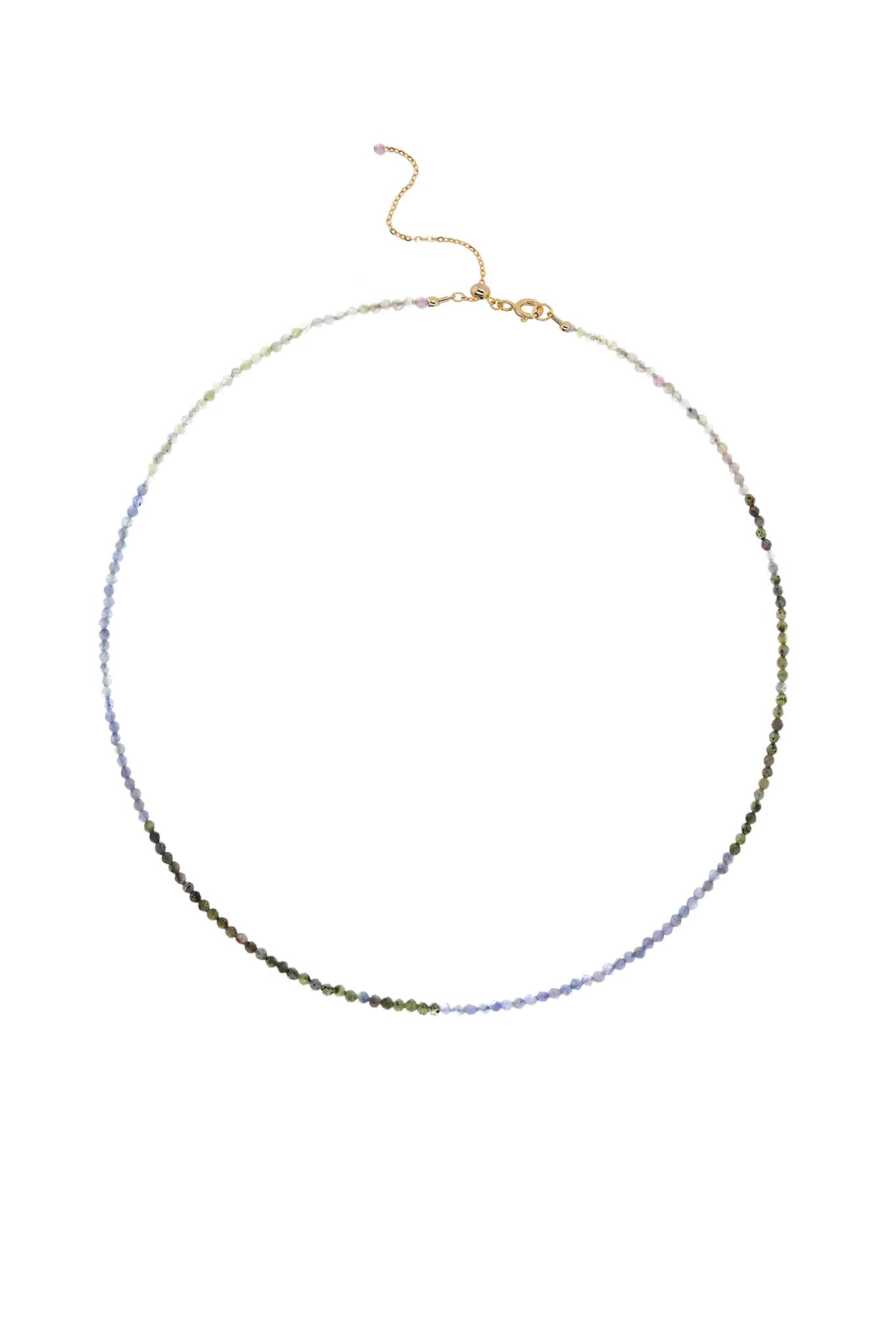 Colier Argint Gradient Blue Crystals S LisaConcept