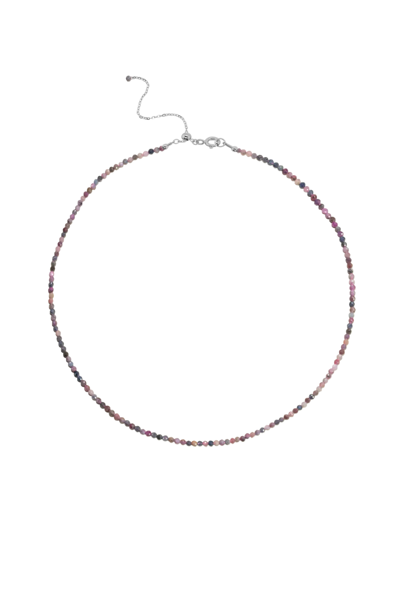 Colier Argint Granat Lisa&Co.