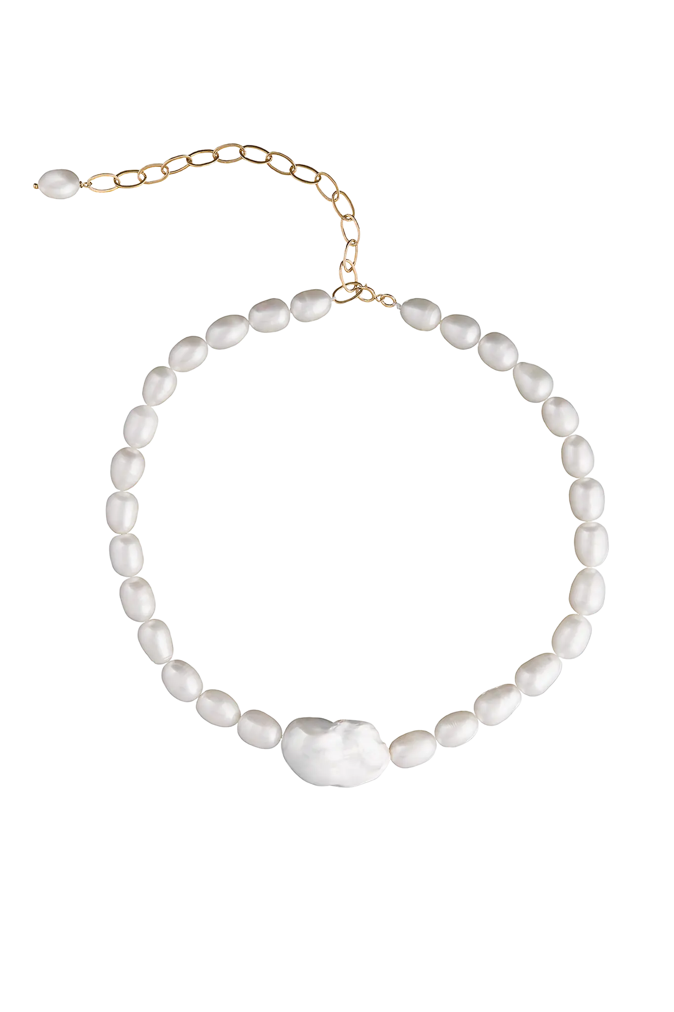 Colier Argint Keshi Pearl LisaConcept