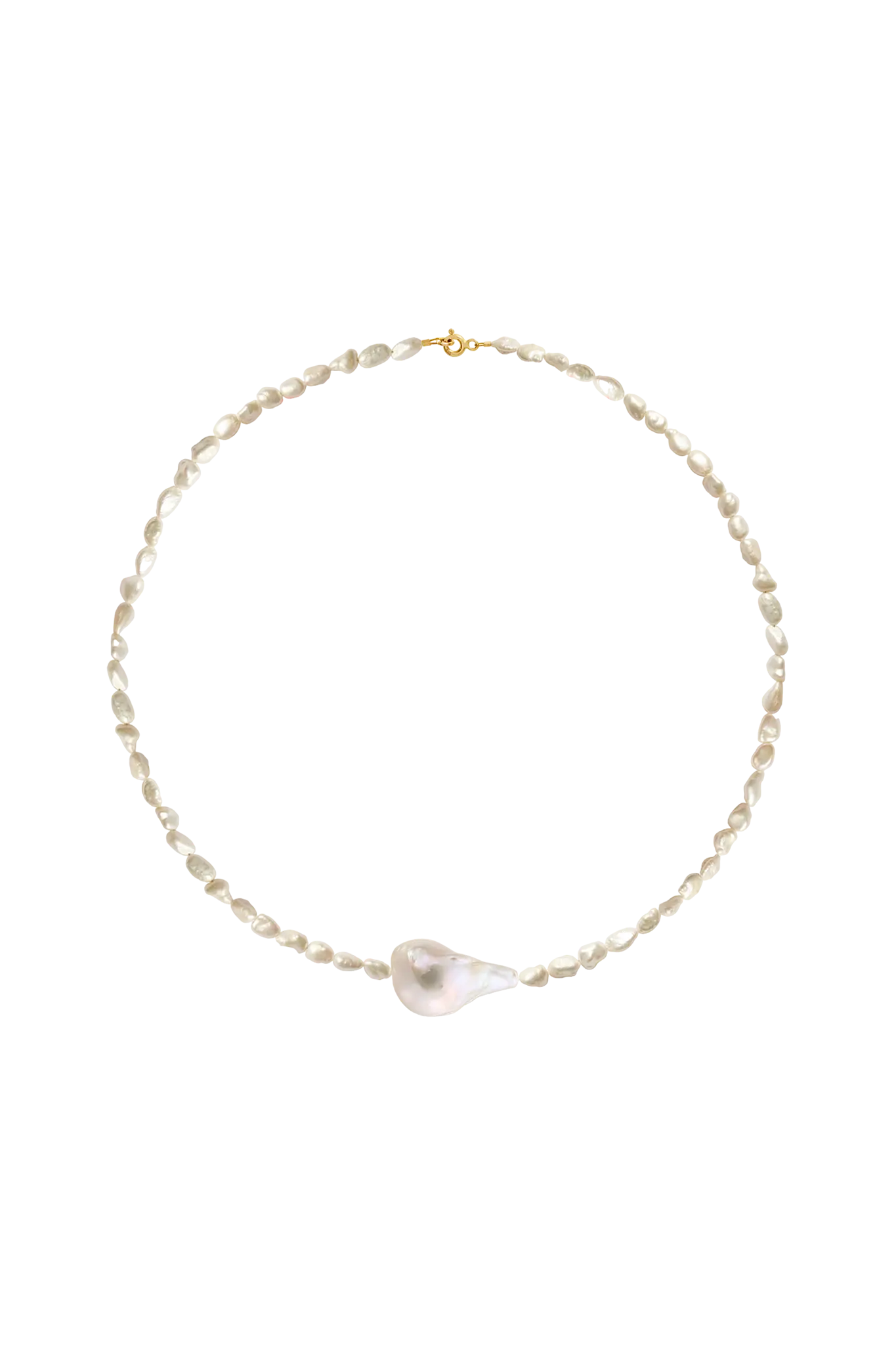 Colier Argint Odette&Baroque Pearl LisaConcept