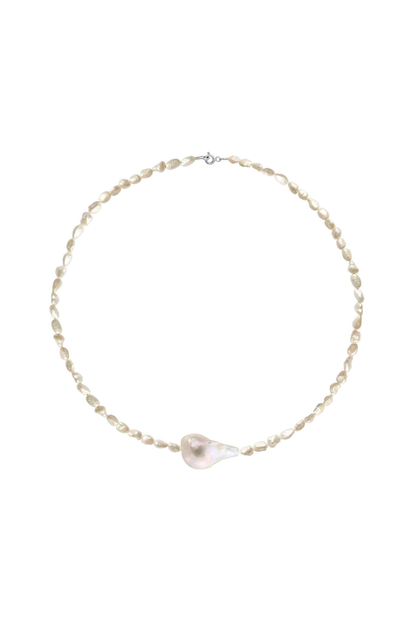 Colier Argint Odette&Baroque Pearl LisaConcept