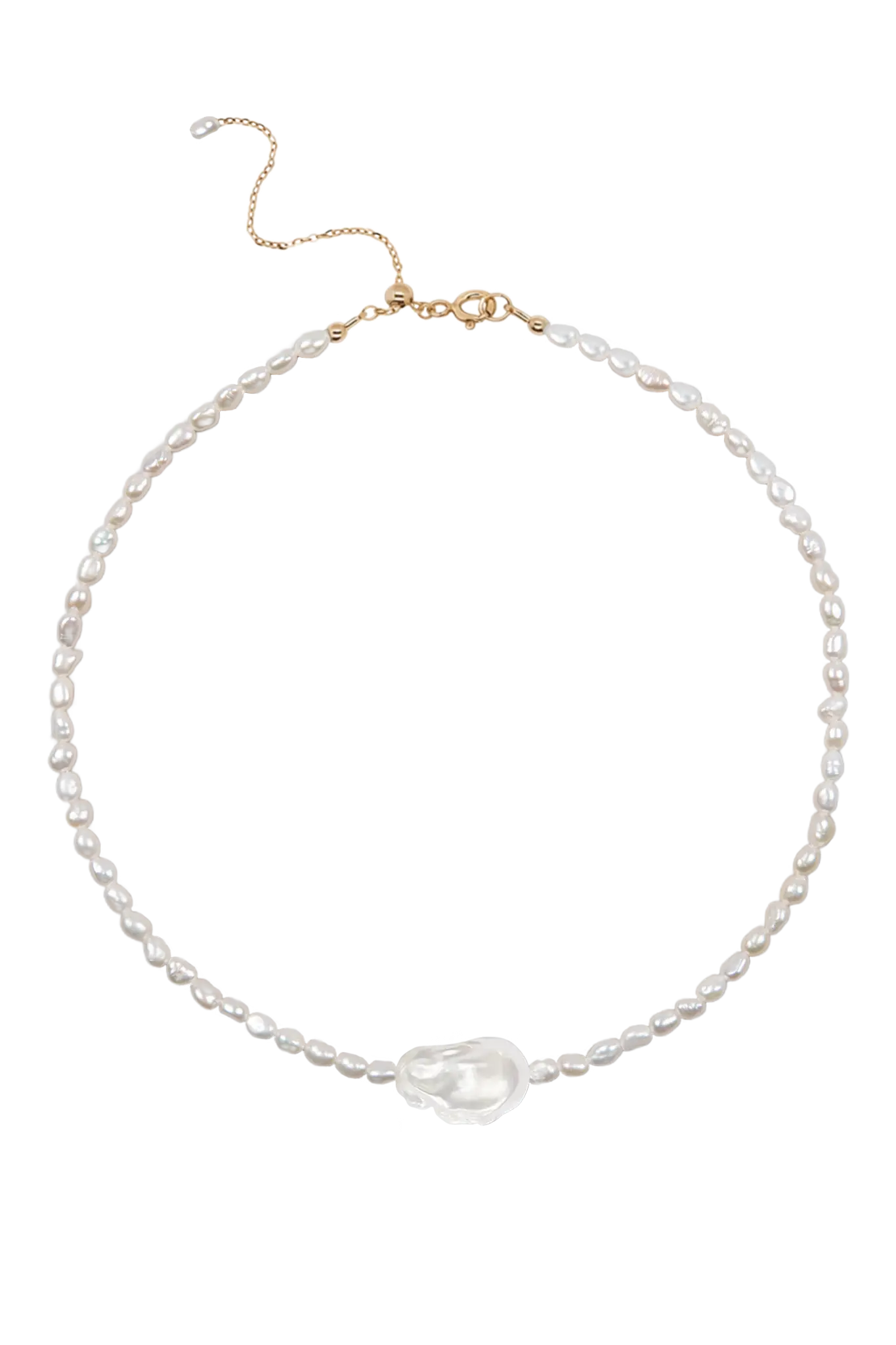 Colier Argint Odette&Baroque Pearl LisaConcept